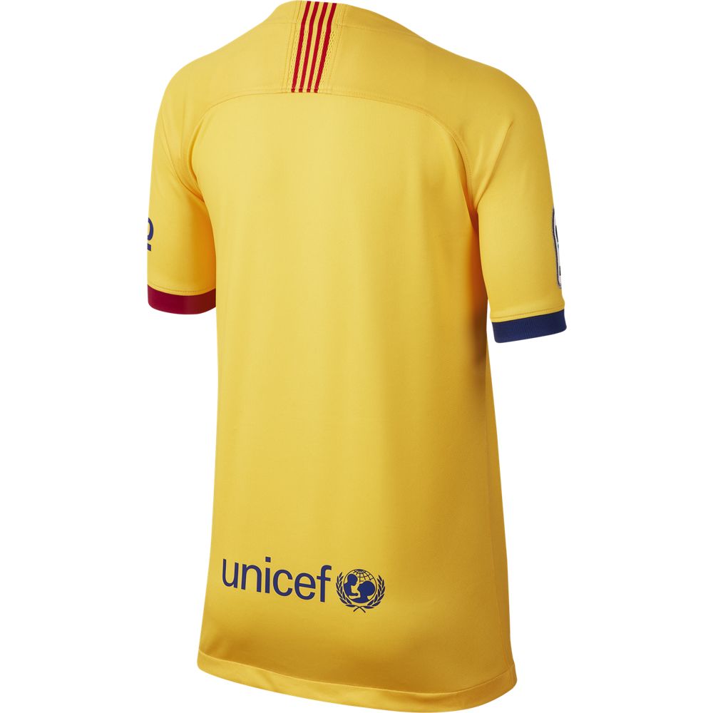 Nike FC Barcelona 2019/20 Stadium Away Big Kids' Soccer Jersey - Official Replica Jersey for Youth Soccer Fans - Perfect for Match Days, Training & Fan Events