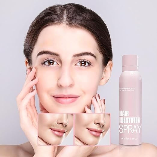 Best Hair Identifier Spray for Women's Face Shaving & Dermaplaning - Skin & Body Hair Detection Spray with Razors | Perfect Gift for Women | Ideal for At-Home Facial Hair Removal & Pre-Shave Preparation