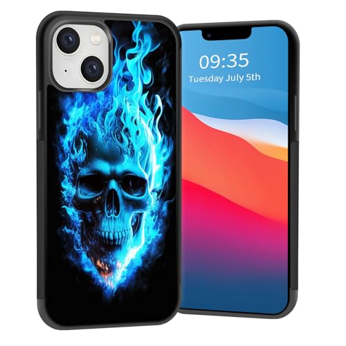 Blue Fire Skull