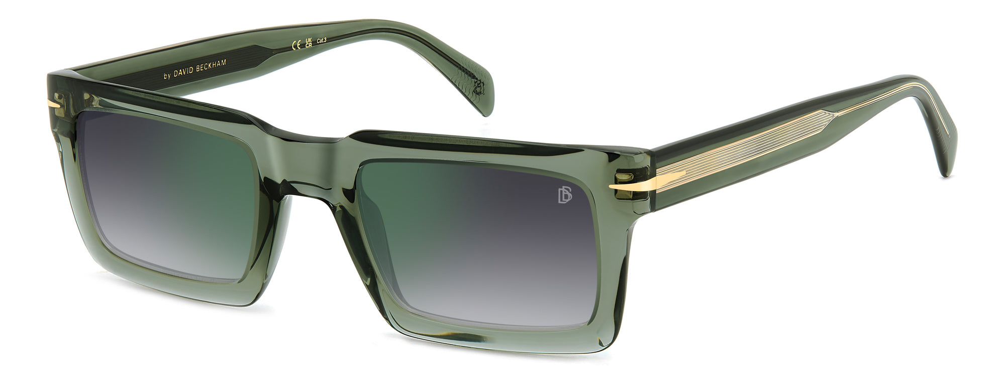 David Beckham DB7126/S Men's Sunglasses - Polarized UV Protection Aviator Style for Driving, Outdoor Sports & Fashion