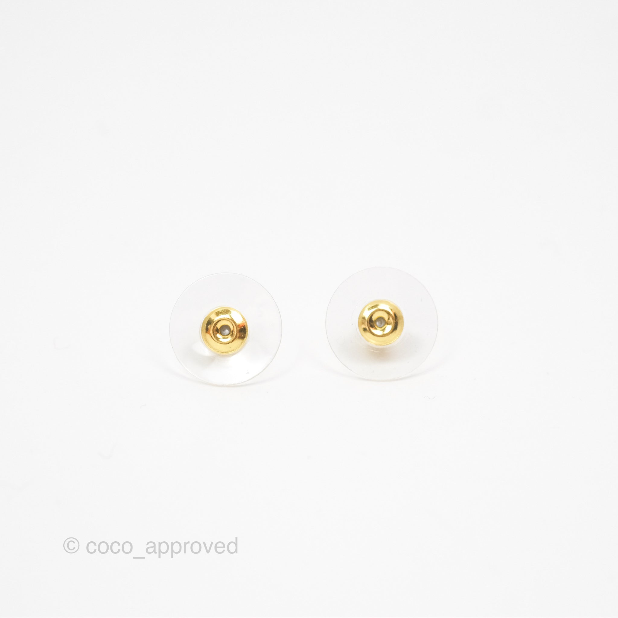 Chanel CC Round Earrings - Black, Pink & Gold Tone 24C Fashion Jewelry | Luxury Designer Earrings for Women | Perfect for Parties, Date Nights & Special Occasions