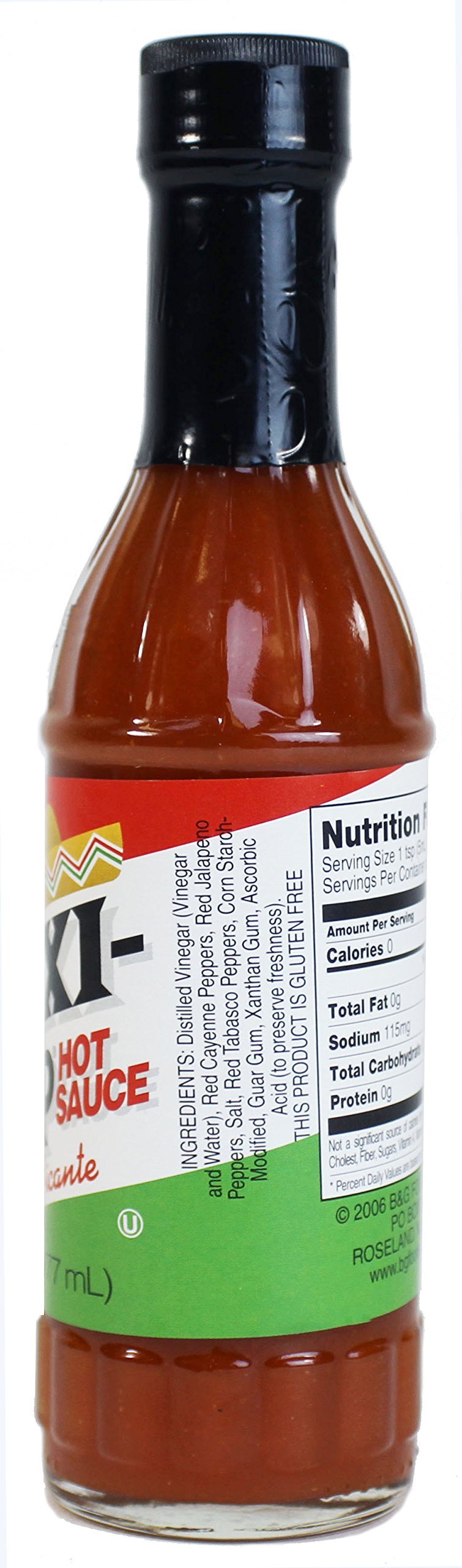 Trappey's Mexi-Pep Hot Sauce - 6 oz Bottles (Pack of 4) | Spicy Pepper Sauce for Tacos, Wings & Mexican Food | Perfect for Cooking, Grilling & Gifting