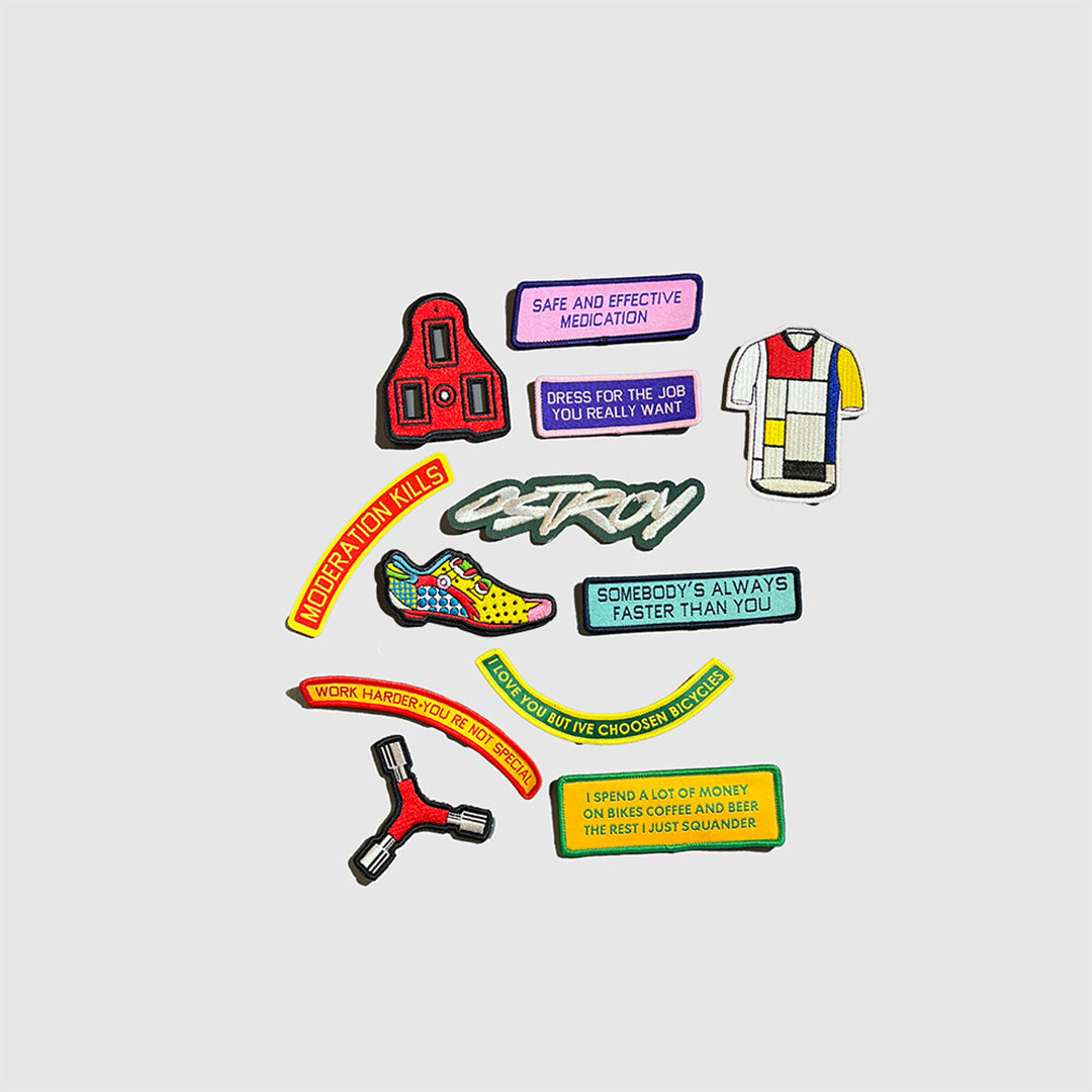 Set of 12 Premium Iron-On Patches for DIY Clothing, Bags & Accessories - Customize Your Style for Denim Jackets, Backpacks & Hats