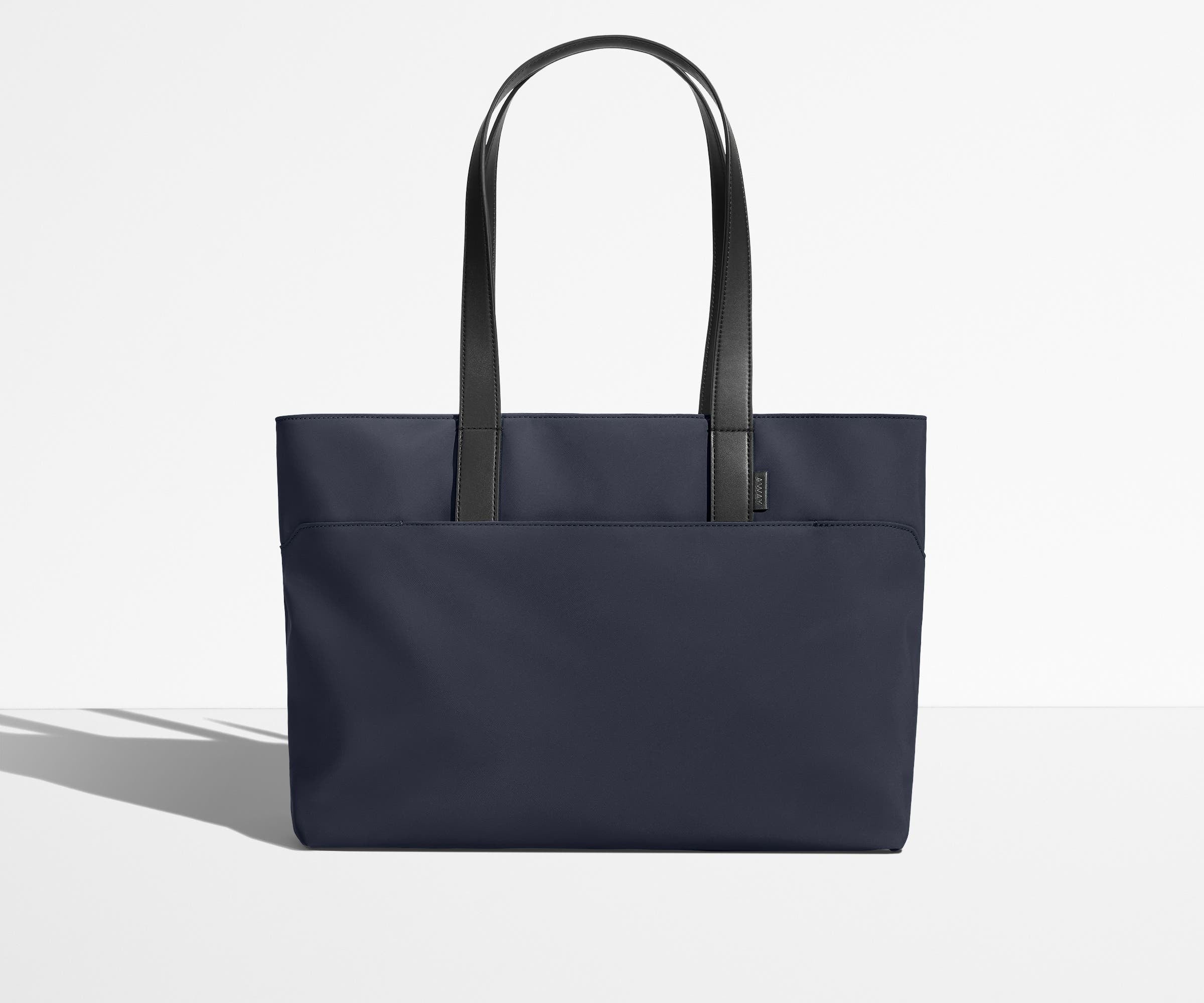 Premium Navy Blue Everywhere Tote Bag - Stylish & Durable for Work, Travel & Shopping | Water-Resistant & Spacious Design