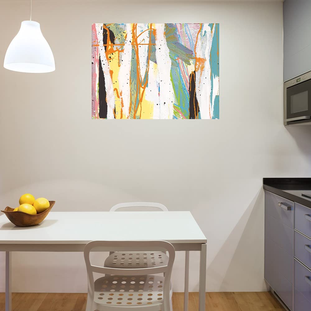 Premium Fine Art Canvas Wall Decor by Artist Sara Lefton - Ready to Hang 46x35 Inch - Perfect for Living Room, Bedroom, Office & More - Elegant Home & Commercial Interior Design