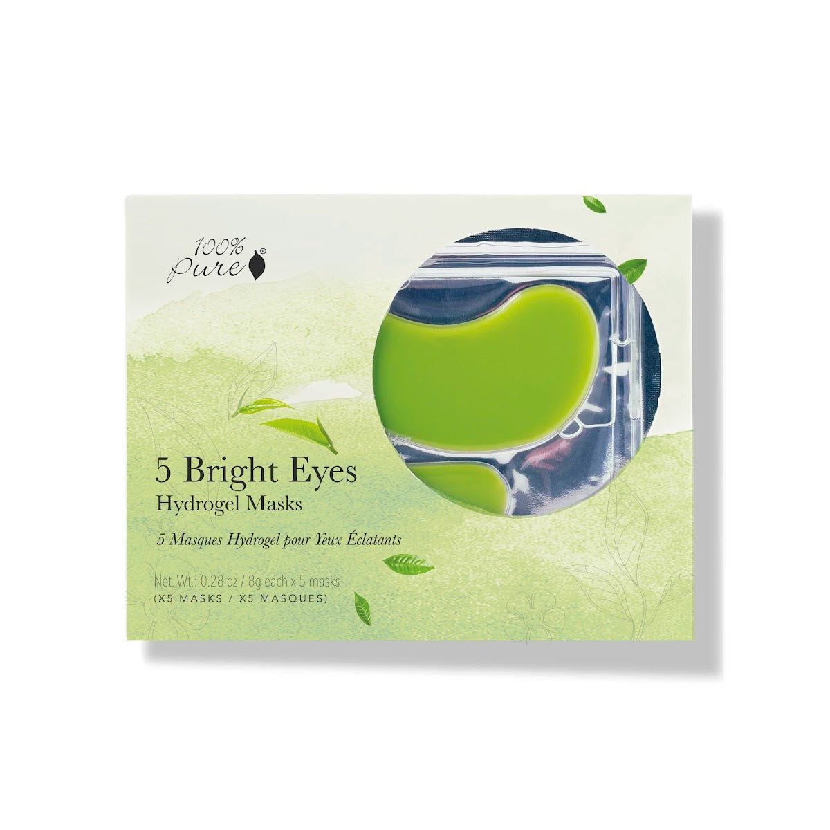 Bright Eyes Mask 5 Pack - Cooling Eye Pads for Dark Circles & Puffiness Relief - Perfect for Travel, Work & Self-Care Routine
