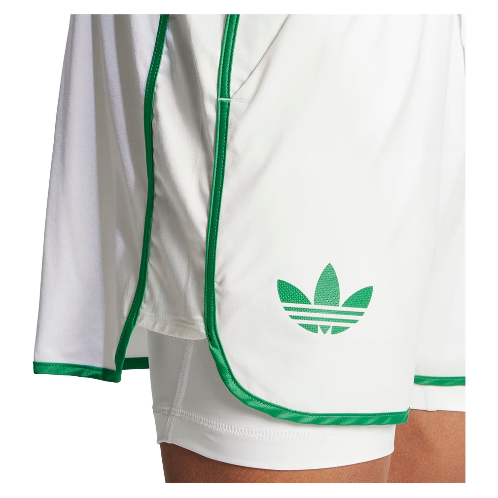 Men's 5 Inch Tennis Shorts & Compression Tights Set - White | Breathable Athletic Shorts for Tennis, Running, Gym & Workout
