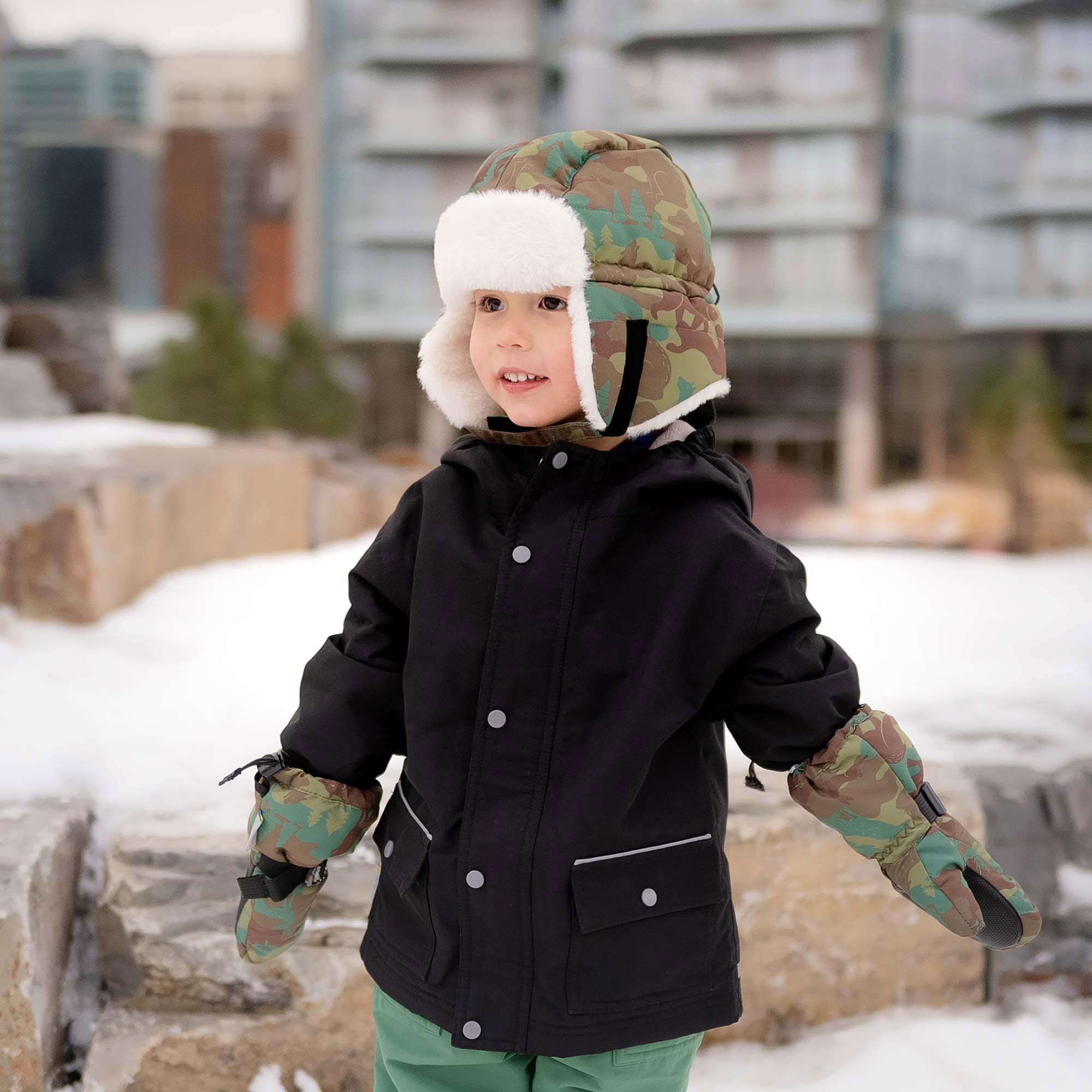 JAN & JUL Waterproof Fleece Lined Rain Jacket for Kids - Warm & Comfortable Outdoor Raincoat for Boys & Girls - Perfect for School, Playground & Hiking Adventures