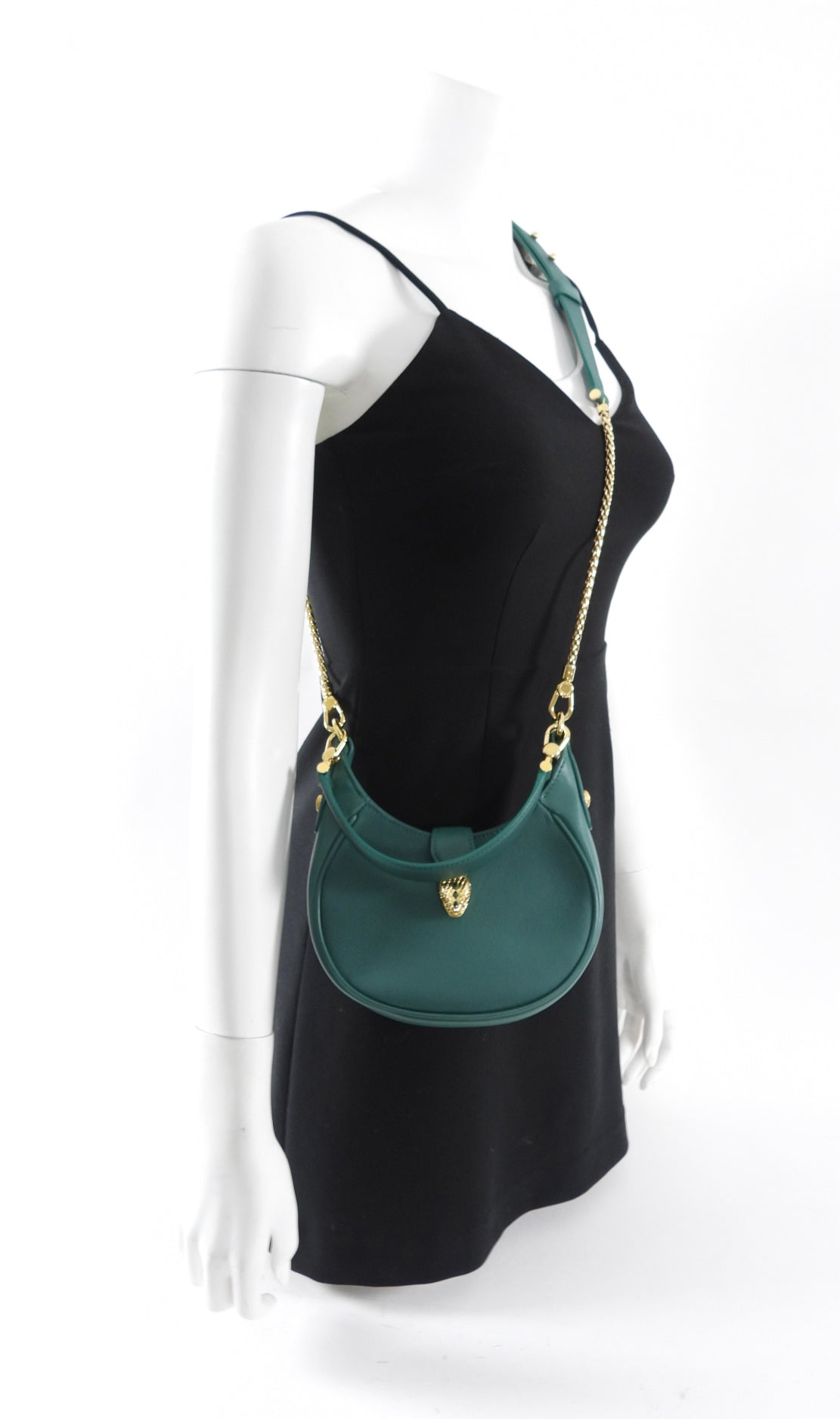 Bvlgari Serpenti Forever Emerald Green Ellipse Hobo Bag - Luxury Designer Handbag for Women | Perfect for Evening Parties, Weddings & Special Occasions
