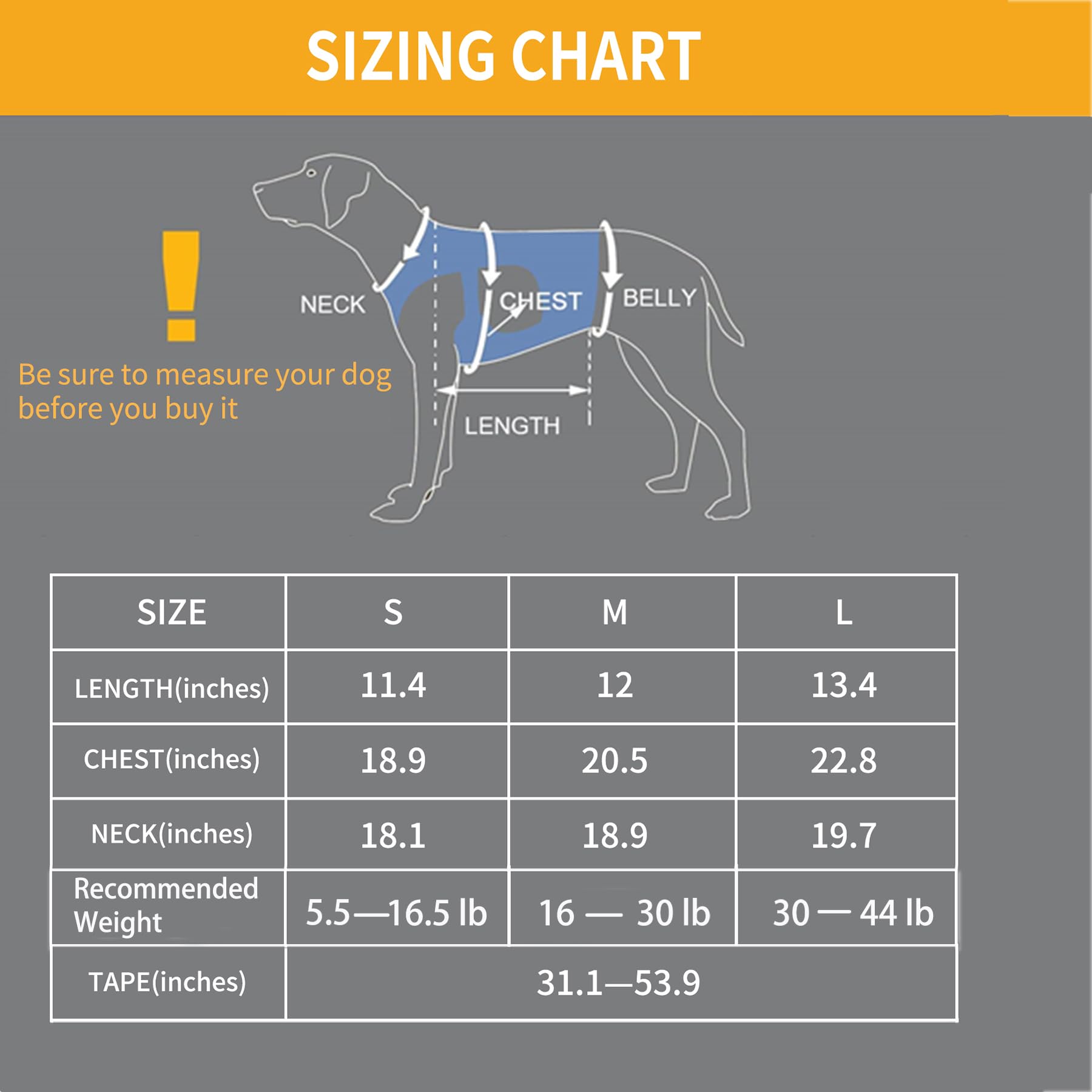 Dog Lift Harness - Full Body Support & Recovery Sling Vest for Senior, Injured & Disabled Dogs - Helps with Arthritis, Hip Dysplasia & Mobility Issues - Small Size in Yellow - Perfect for Post-Surgery Care & Daily Walks