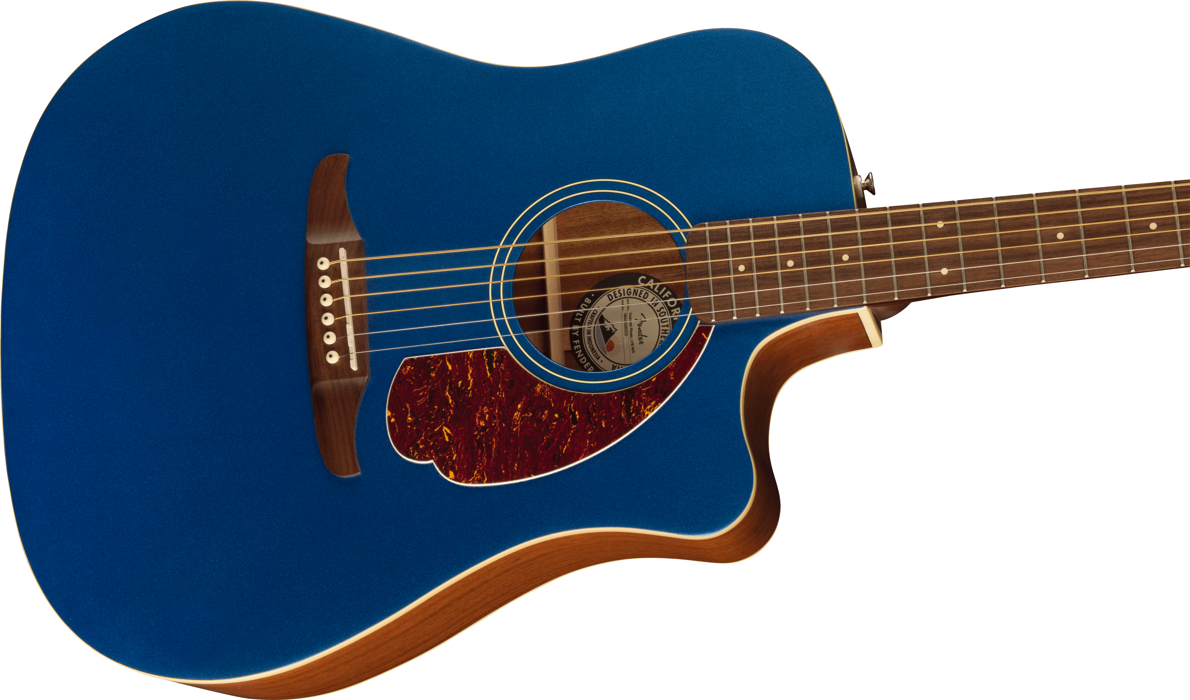 Fender Redondo Player Acoustic Guitar - Lake Placid Blue Finish | Professional Quality for Beginners & Musicians | Perfect for Live Performances, Studio Recording & Home Practice