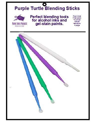 Purple Turtle Products Ranger Distress Oxide Spray Bundle Set - 4 to 12 Bottles with PTP Flash Deals Detail Sticks | Perfect for Scrapbooking, Card Making & Mixed Media Art Projects