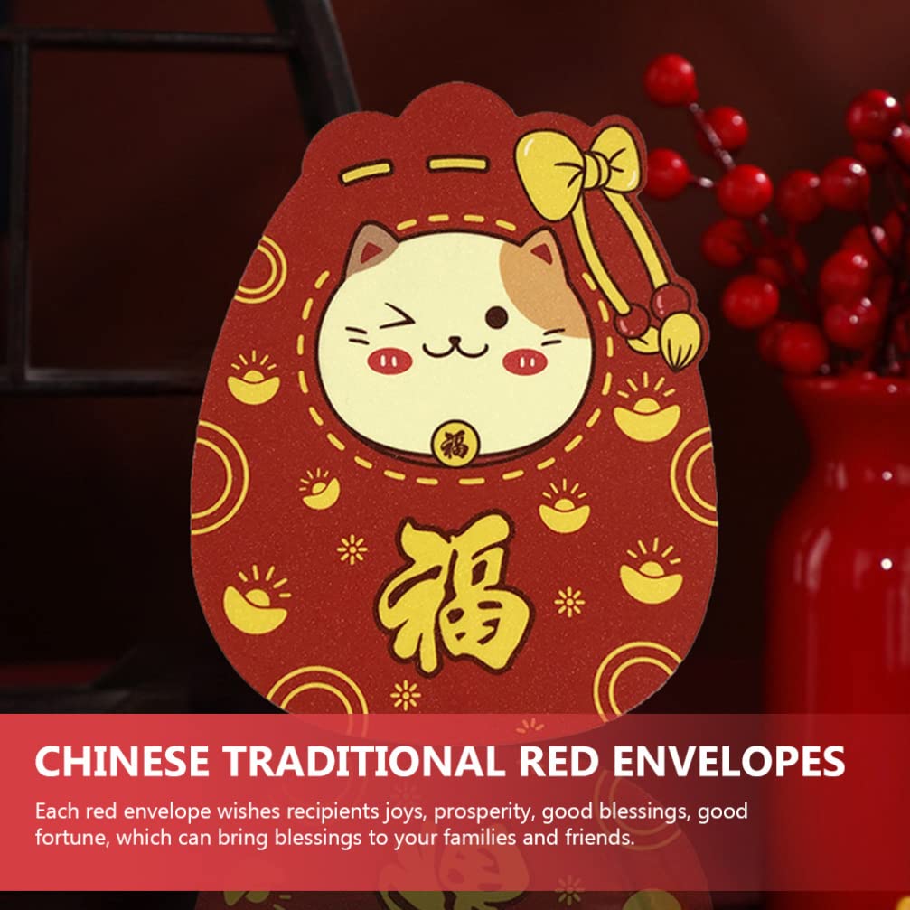 24pcs Chinese New Year Red Envelopes - Cute Cartoon Lucky Money Envelopes for Spring Festival, Asian Decor & Gift Giving | Perfect for Lunar Celebrations, Birthday Gifts & Cultural Events
