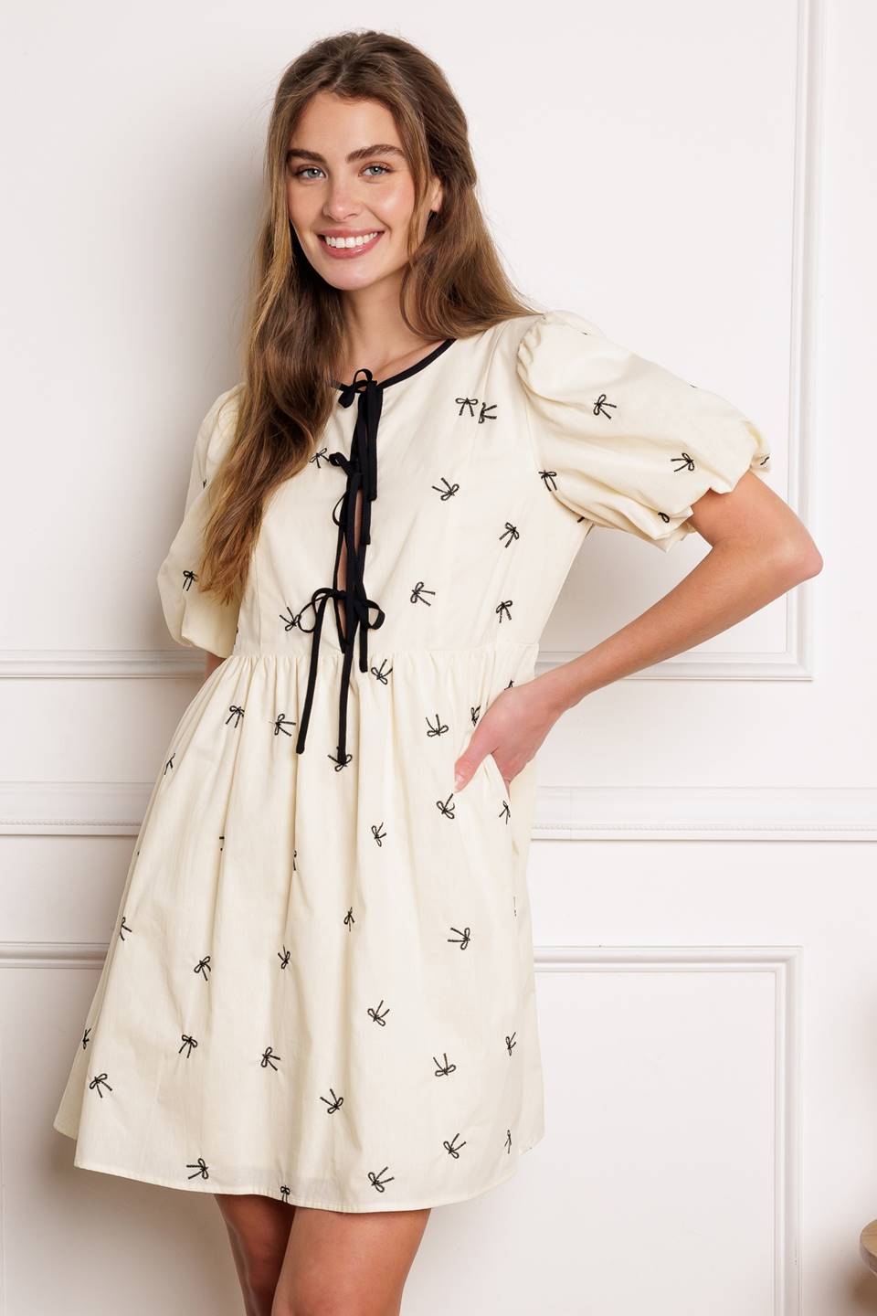 Stylish Woven Mini Babydoll Dress for Women - Perfect for Vineyard Visits, Summer Outings & Date Nights