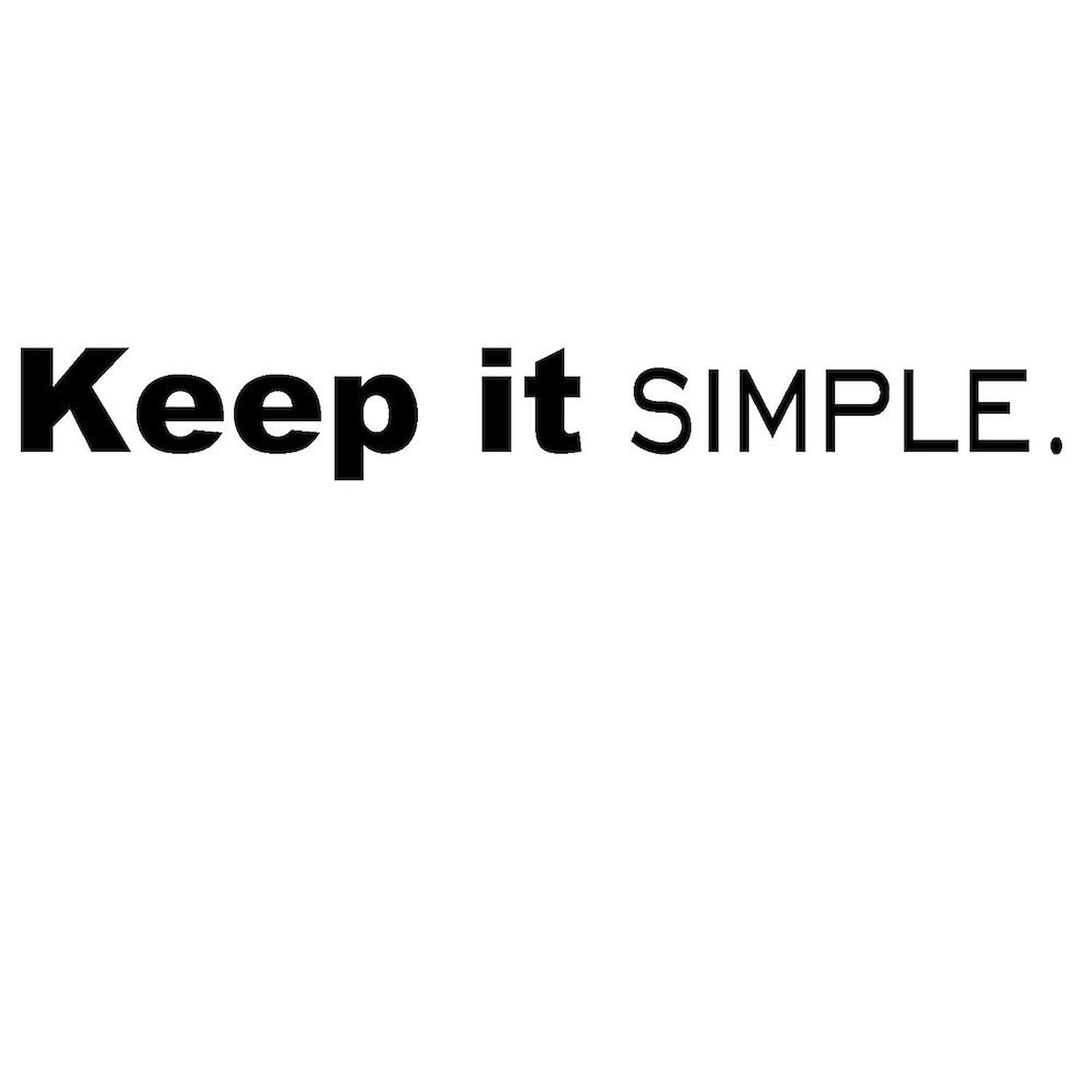 Keep It Simple 11 oz Ceramic Coffee Mug (325 ml) - Perfect for Home, Office & Gifts | CafePress