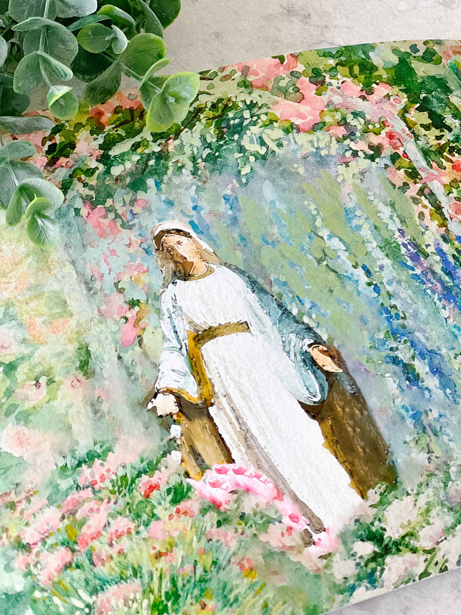Our Lady of Grace Print - Beautiful Religious Wall Art for Home & Church Decor - Perfect for Prayer Rooms, Gifts & Spiritual Spaces