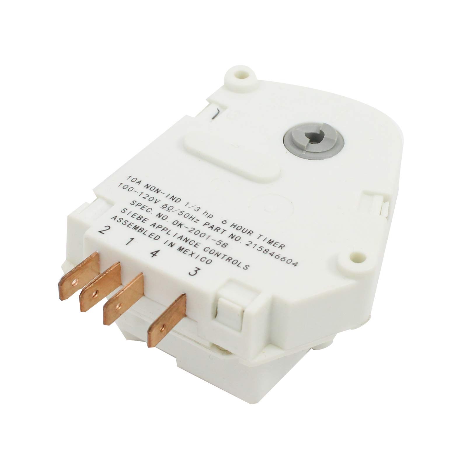 Frigidaire Refrigerator Defrost Timer Replacement - Compatible with CFHT1843PS2, 241809401, 241809402 - Fixes Cooling Issues for Frigidaire Refrigerators - Perfect for Home Kitchen Appliance Repair & Maintenance