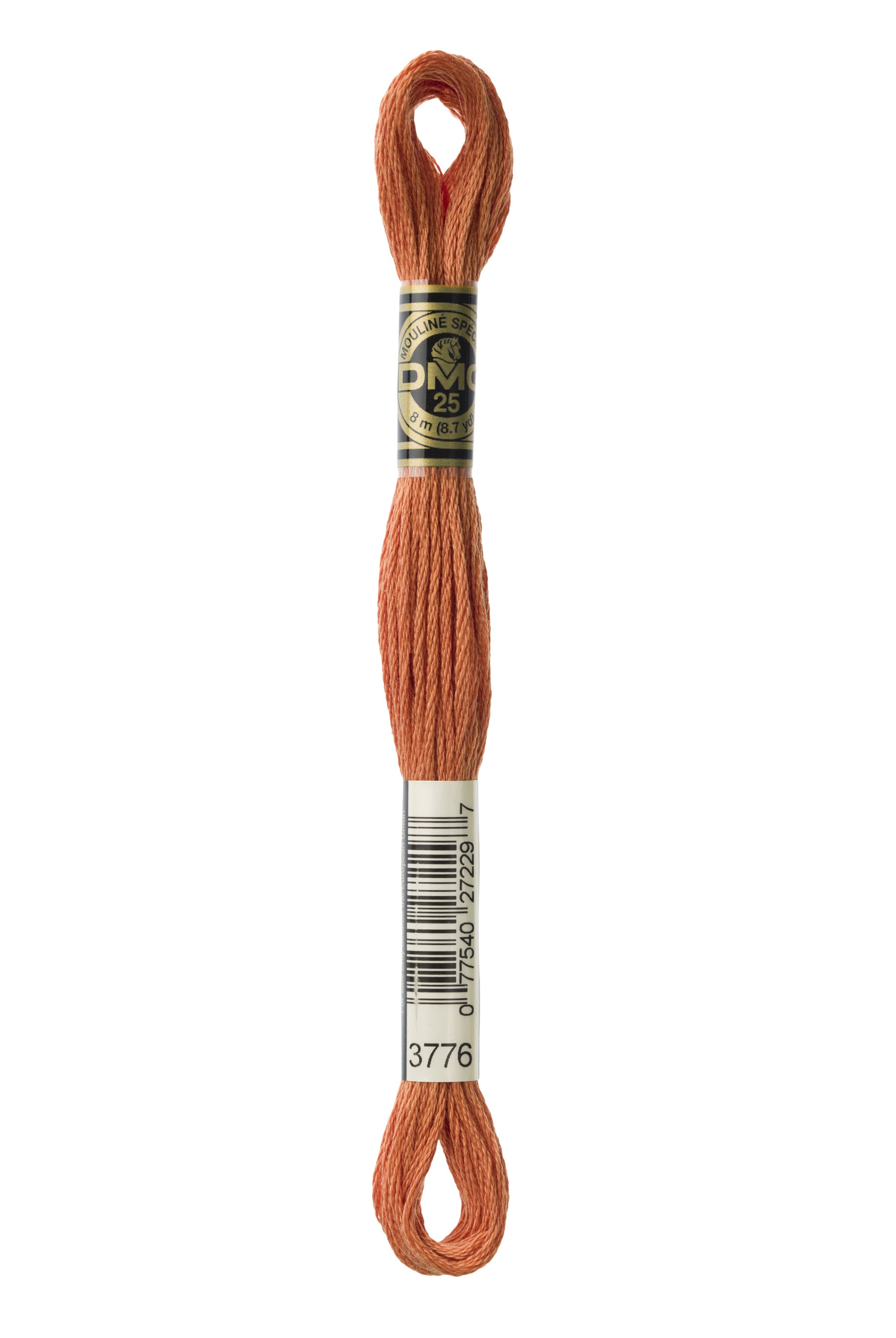 DMC 3776 Cotton Embroidery Floss - 100% Mercerized Thread for Cross Stitch, Needlework & Hand Embroidery - Perfect for DIY Crafts, Scrapbooking & Home Decor Projects