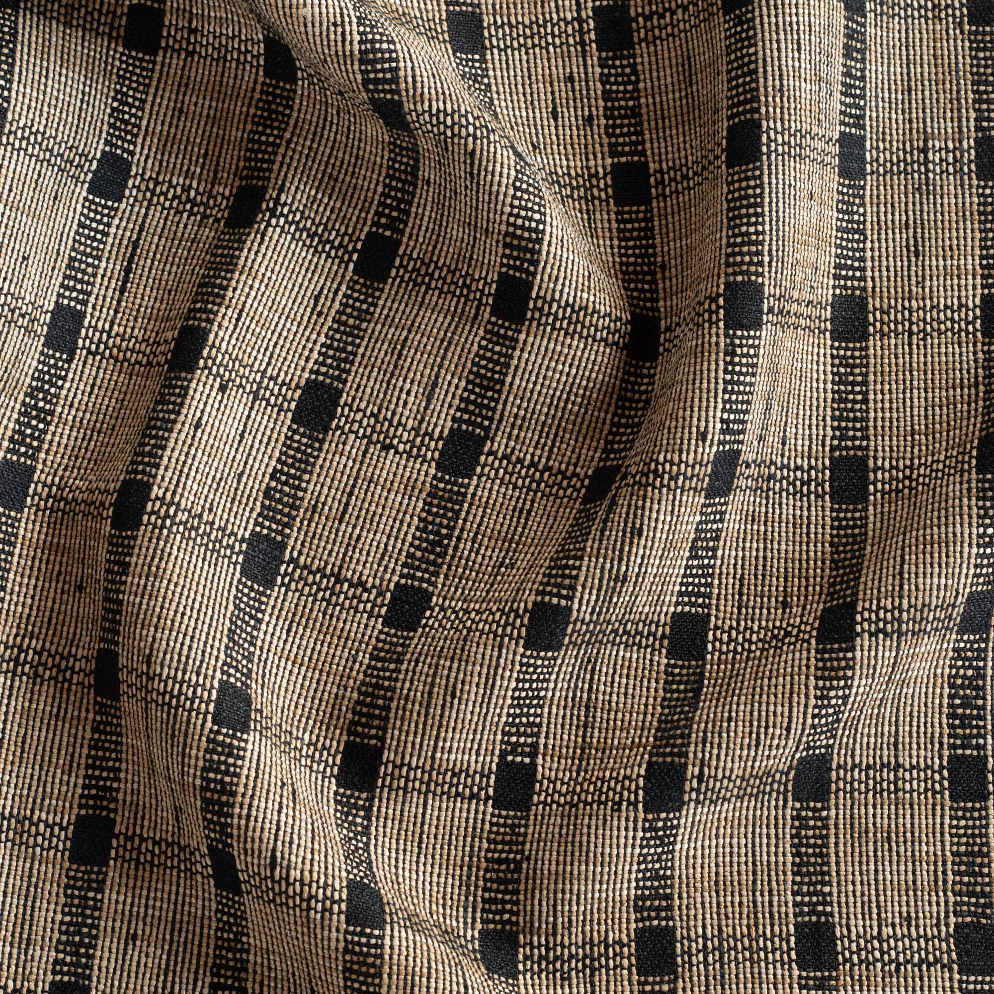 Premium Harriet Check Fabric - Espresso Brown Cotton Blend for Upholstery, Curtains & Home Decor | Durable & Stylish Textile for DIY Sewing Projects