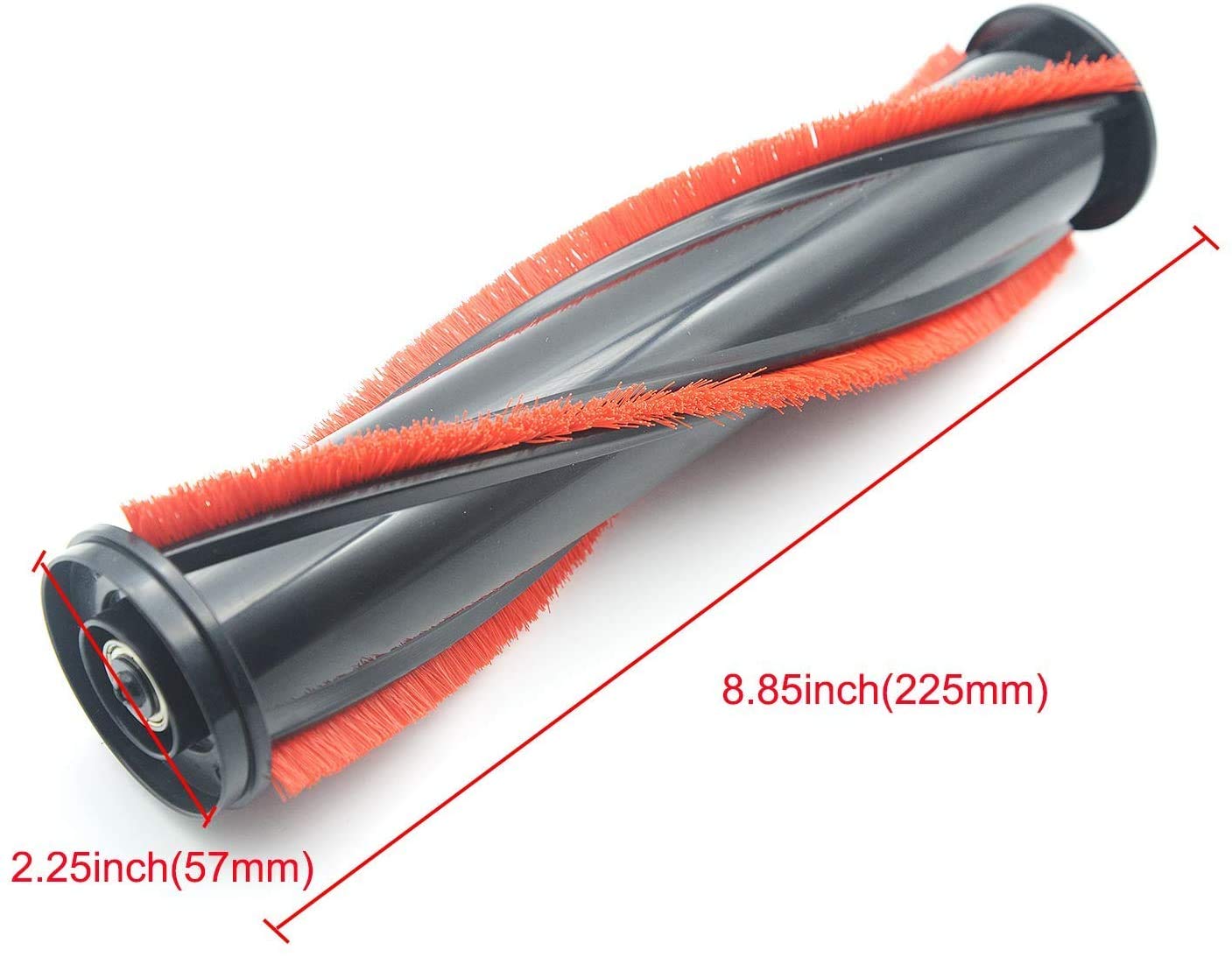 EZ SPARES Compatible with Dyson V7 V8 V10 V11 V15 Cordless Vacuum - Motorized Brush Attachment with 2 Roller Heads for Hard Floors & Carpets - Velvety Drum Suction Cleaner for Home, Car, Pet Hair Removal