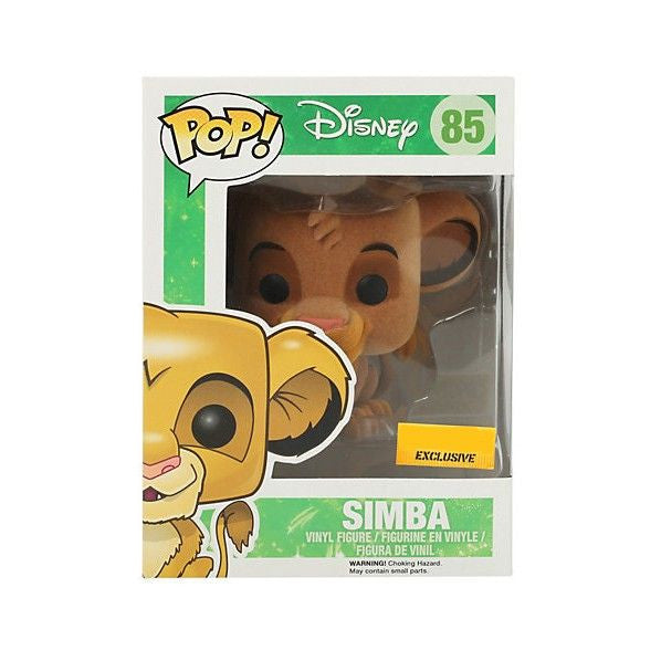 Disney The Lion King Series 6 Pop! Vinyl Figure - Flocked Simba Collectible Toy [85] - Perfect for Disney Fans, Movie Collectors, and Home Decor