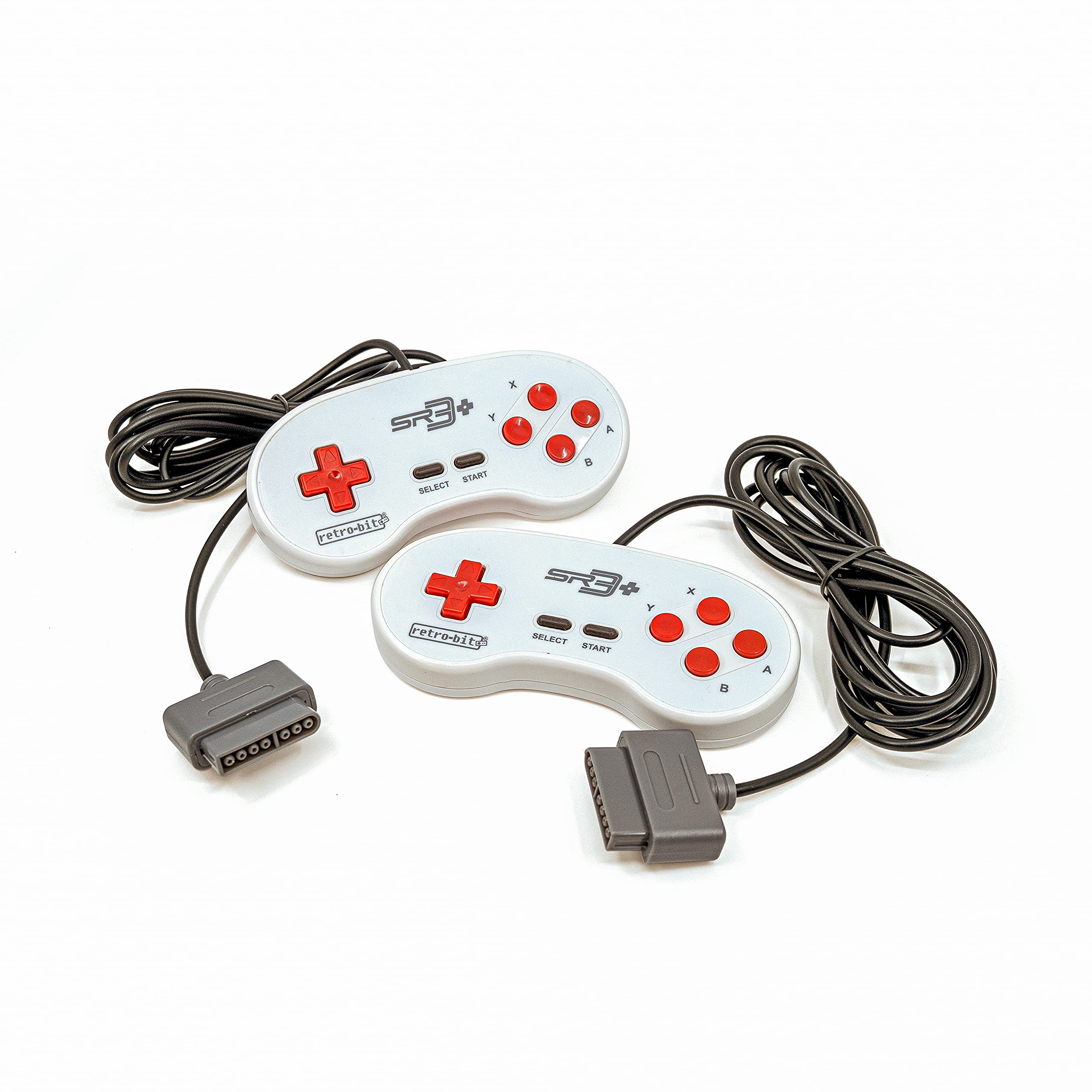 Retro-Bit Super Retro Trio HD Plus 720P 3-in-1 Gaming Console with HDMI Port - Compatible with NES, SNES & Sega Genesis Cartridges (Red/White) - Perfect for Classic Gaming Enthusiasts & Retro Game Collectors