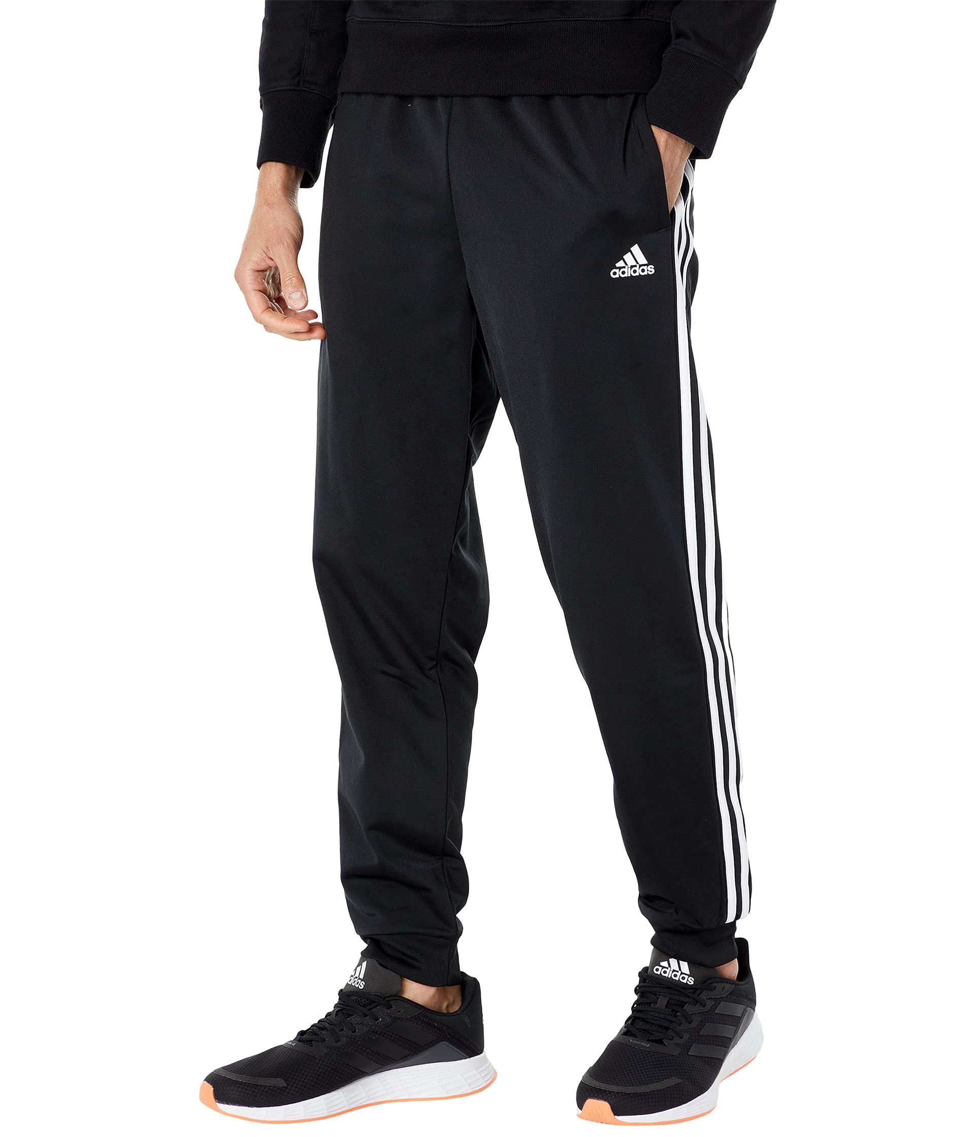adidas Men's Essentials 3-Stripes Tricot Jogger Pants - Comfortable Athletic Sweatpants for Running, Gym & Casual Wear