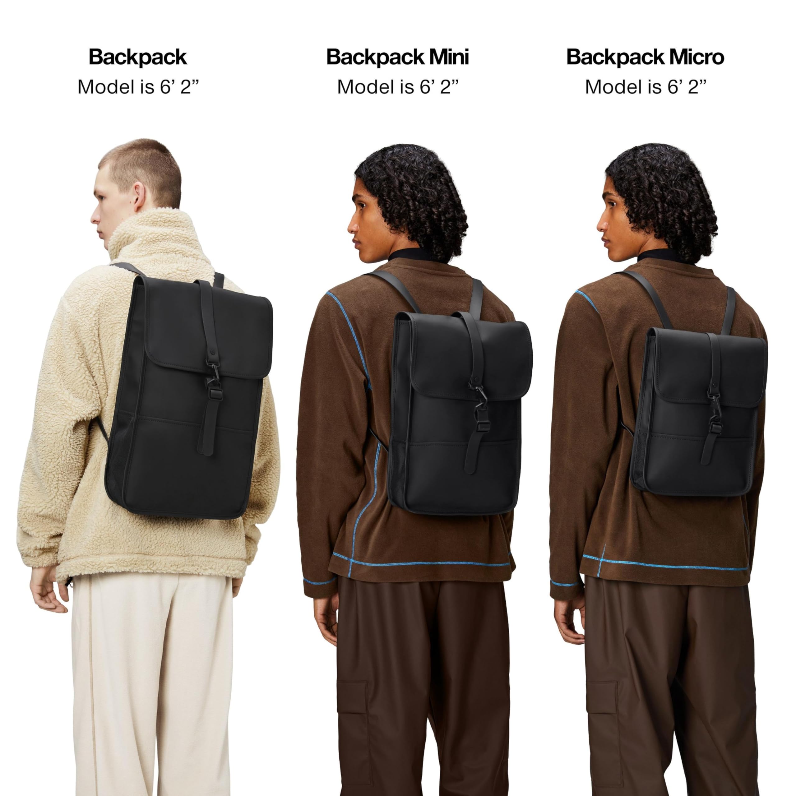 RAINS Waterproof Laptop Backpack for Men & Women - 15
