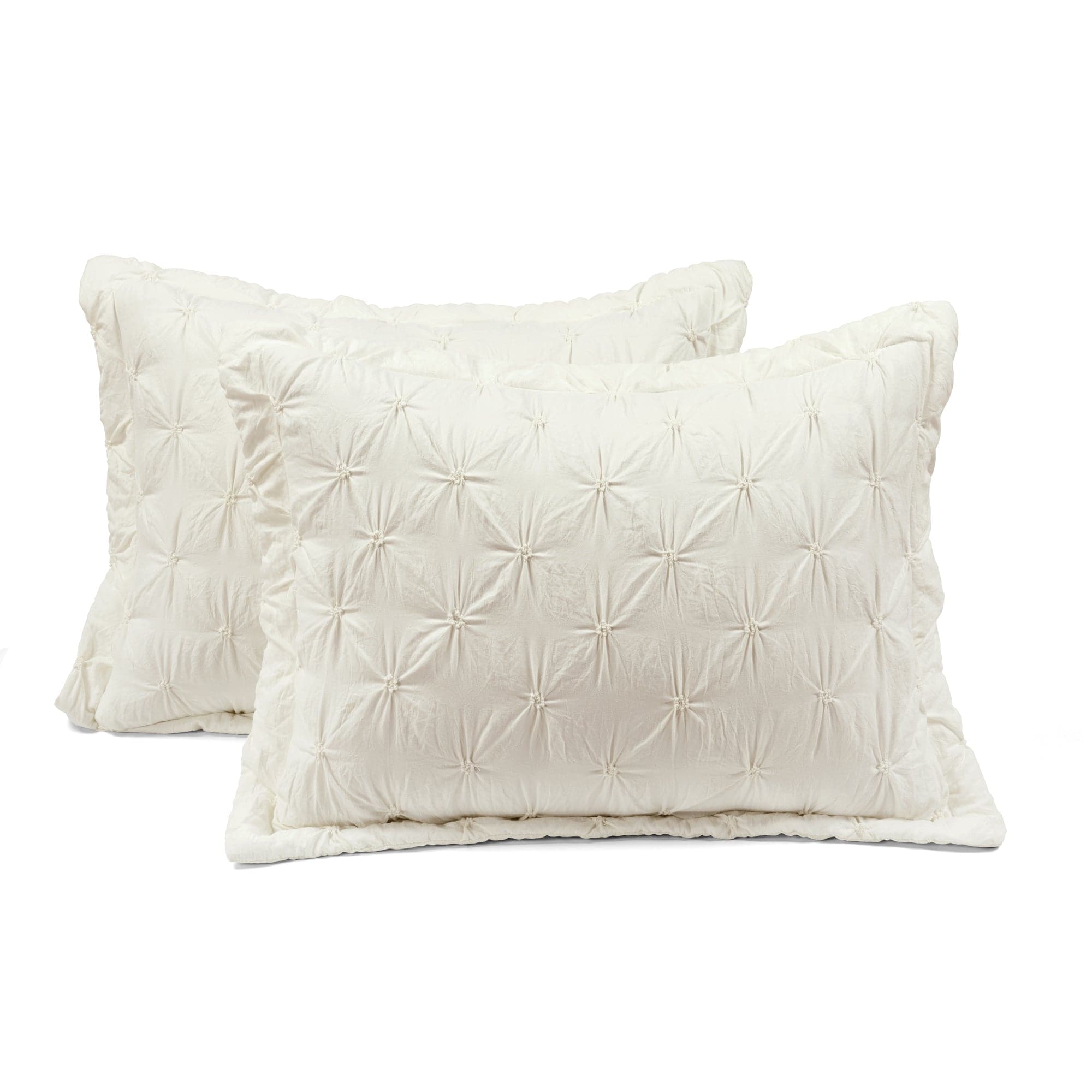 Ravello Pintuck 3-Piece Duvet Cover Set - Soft Luxury Bedding for Master & Guest Bedrooms - Perfect for Modern & Traditional Home Decor