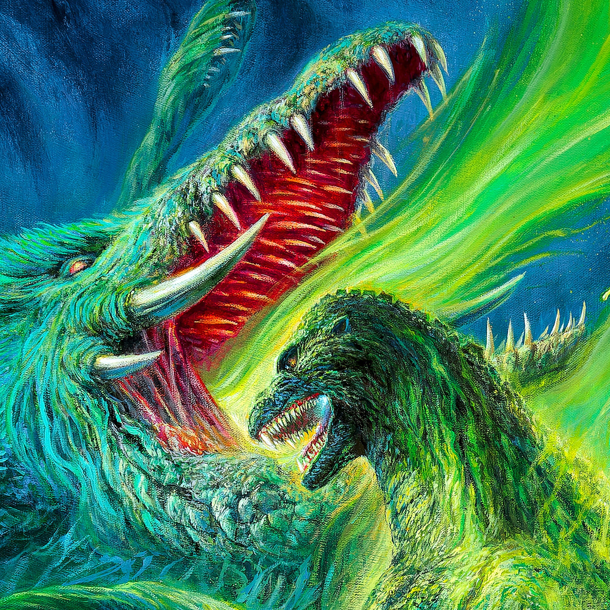 Godzilla vs Biollante (Version 2) Timed Edition Collectible Movie Poster - Perfect for Anime Fans, Sci-Fi Decor & Home Theater Wall Art