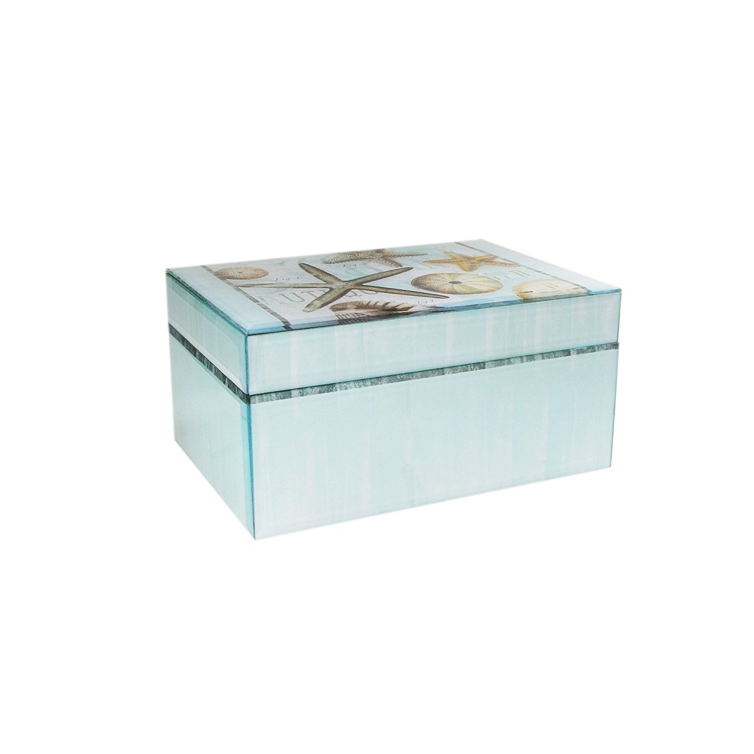 American Atelier Seashell Jewelry Box - Elegant Handcrafted Shell Design for Necklaces, Rings & Earrings | Perfect for Beach Weddings, Vacation Gifts & Home Decor