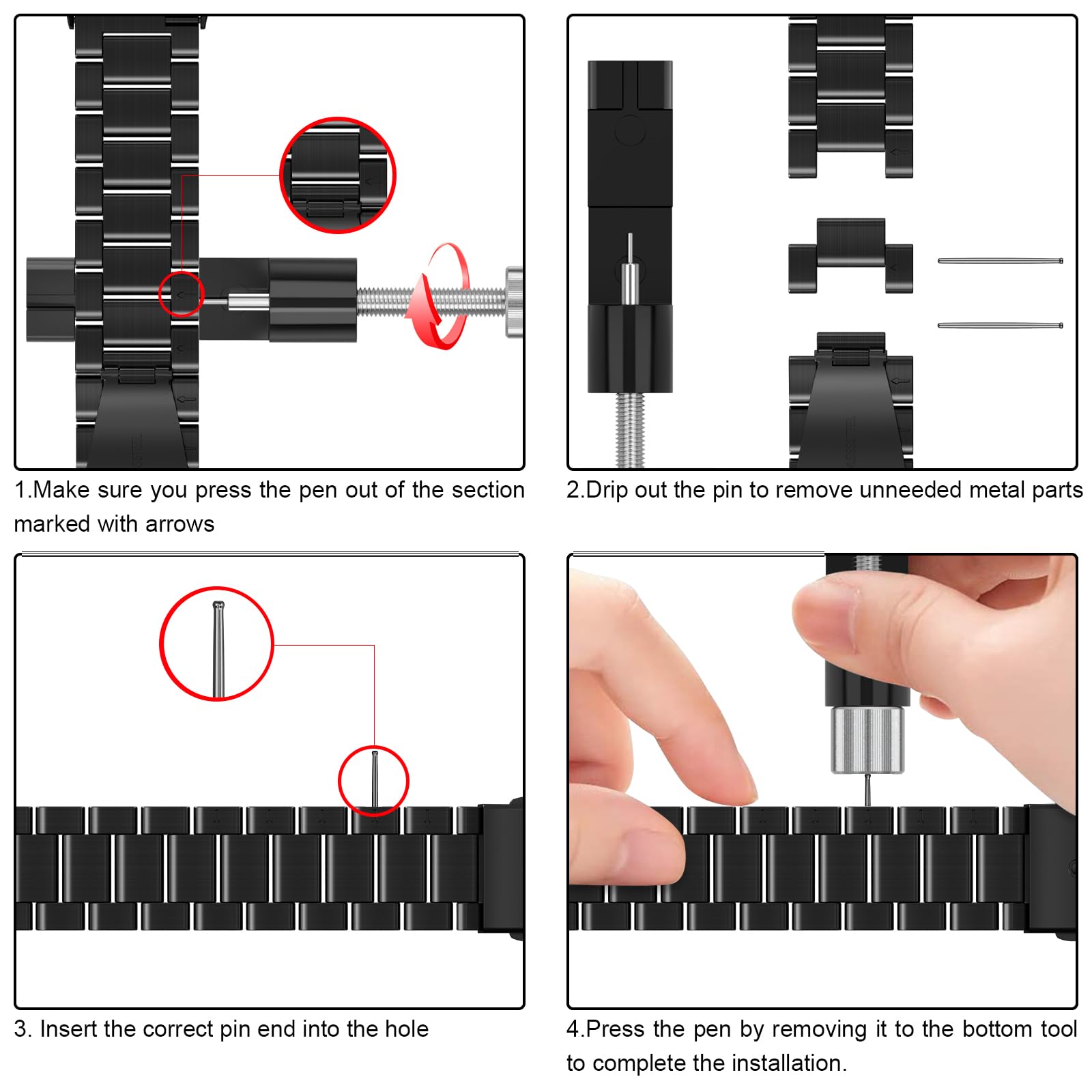 Premium Stainless Steel Watch Band for Google Pixel Watch 2 & Pixel Watch - Double Folding Clasp Replacement Strap | Durable Metal Bracelet for Workout, Office & Everyday Wear