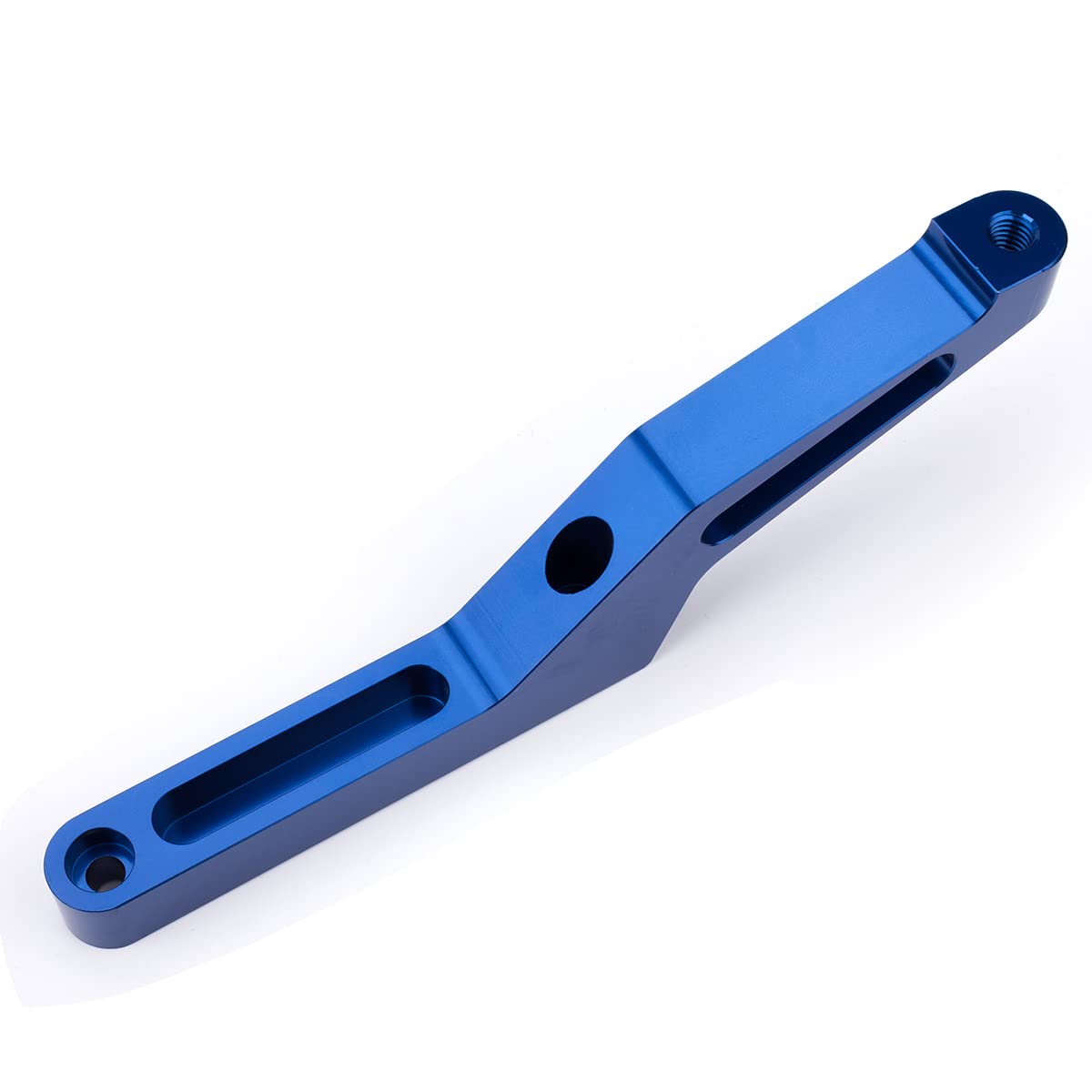 Adjustable Motorcycle Steering Damper Stabilizer - Universal Fit for Kawasaki Ninja ZX6R 2009-2019 - Blue & Blue Color - Includes Mounting Bracket Kit - Improves Handling & Safety for Street Riding and Track Racing