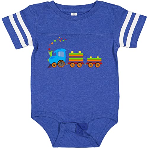 Colorful Toy Train Baby Bodysuit - Cute & Soft Cotton Onesie for Infants & Toddlers - Perfect for Playtime, Photo Shoots & Everyday Wear