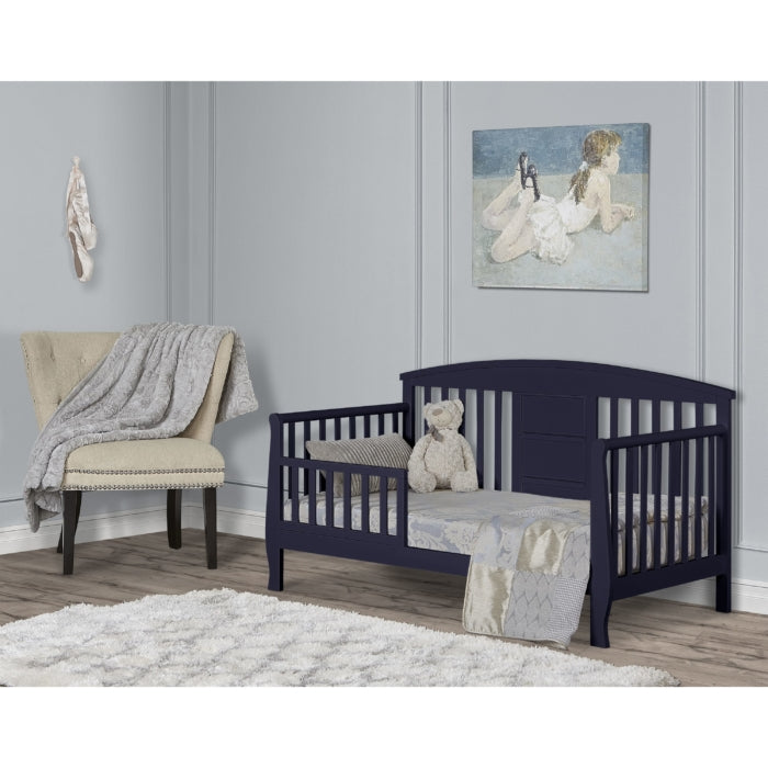 Dream On Me Dallas Toddler Day Bed - Convertible Kids Bed with Safety Rails, White - Perfect for Nursery, Playroom & Sleepovers
