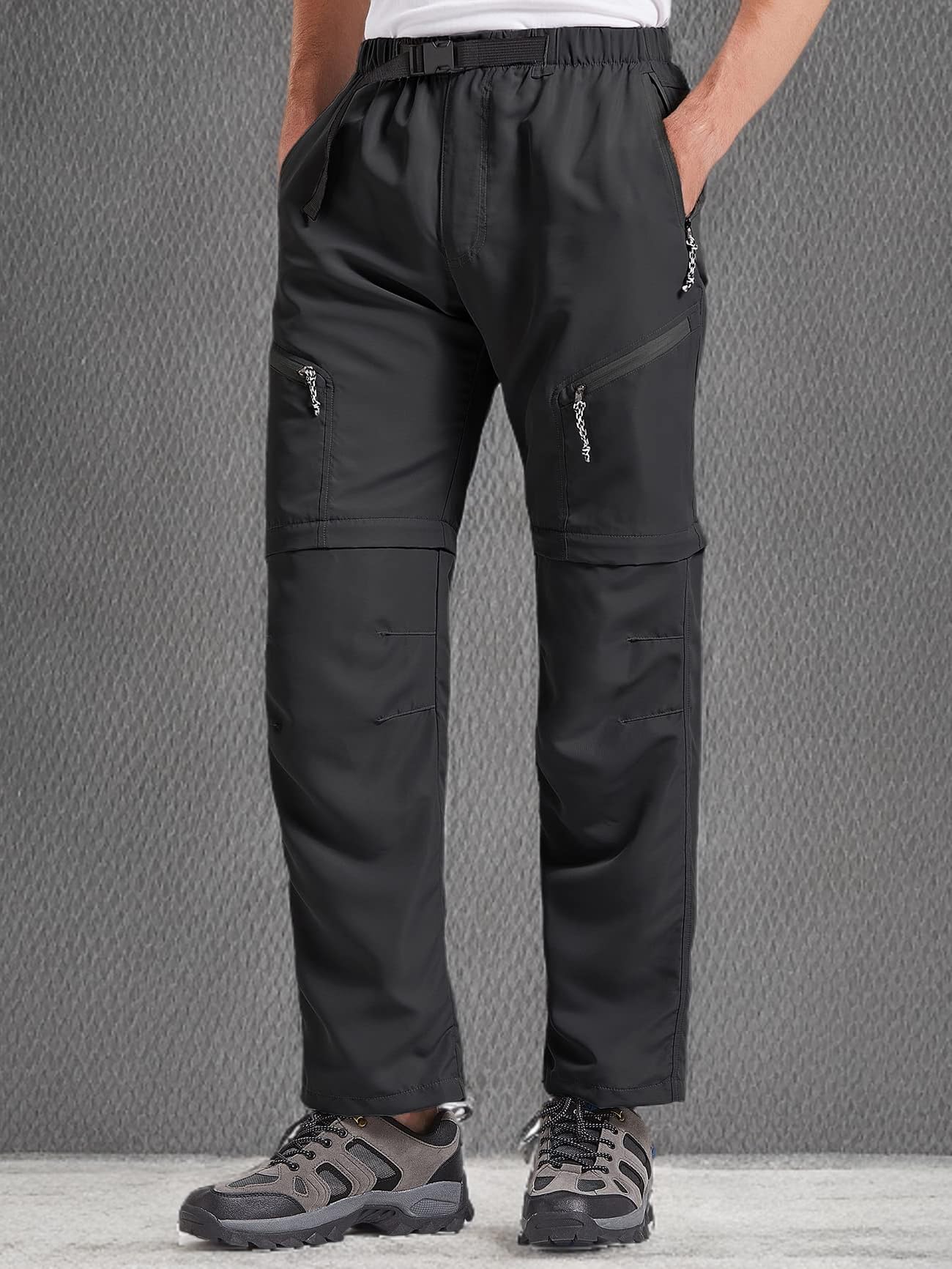 Men's Convertible Hiking Pants - Quick Dry Lightweight Outdoor Cargo Pants for Hiking, Fishing & Tactical Sports | Perfect for Adventure Travel & Outdoor Activities