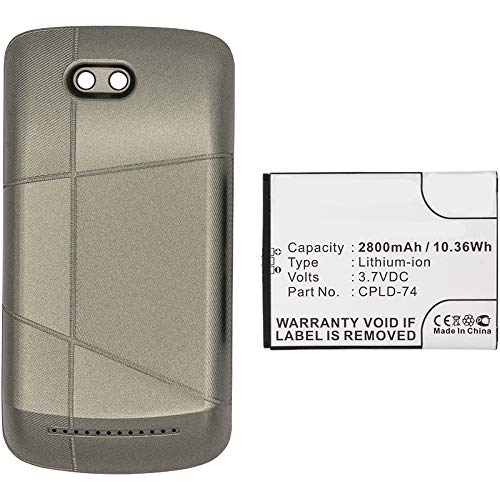 Synergy 2800mAh Li-ion Battery for Coolpad CPLD-74 - Long Lasting Power for Mobile Devices