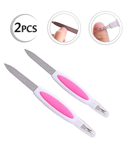 Kawna 2-in-1 Nail File and Buffer Set for Women - Professional Nail Care Kit for Smooth, Shiny Nails | Perfect for Home Manicures, Salon Use & Travel Essentials