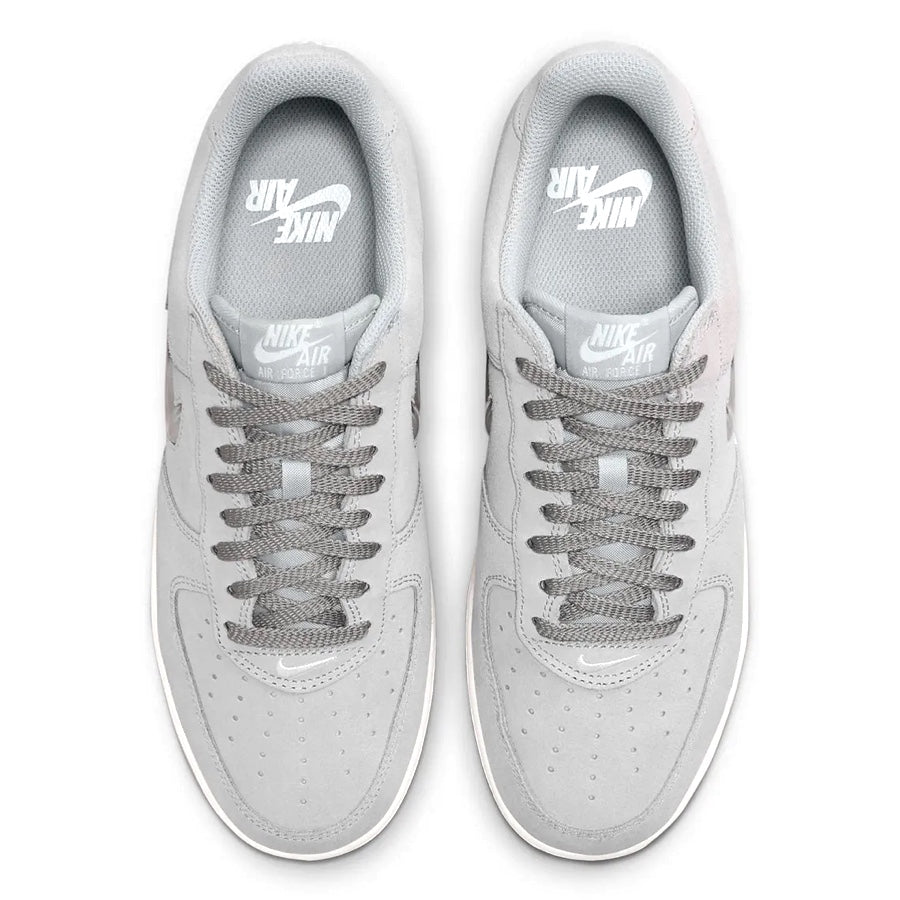 Nike Air Force 1 '07 Low Sneakers - Light Smoke Grey & Summit White | Comfortable Casual Shoes for Men & Women | Perfect for Streetwear, Everyday Wear & Gym