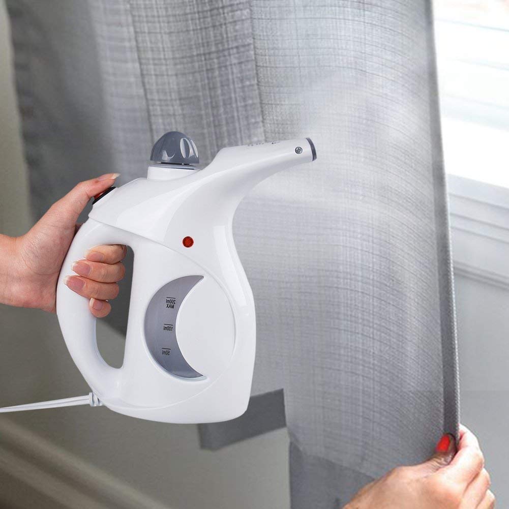 Devera® Handheld Garment Steamer & Facial Steamer for Clothes, Fabric, Face and Nose - Portable Steam Brush for Cold, Cough Relief & Wrinkle Removal - Perfect for Travel, Home Use and Salon Treatments