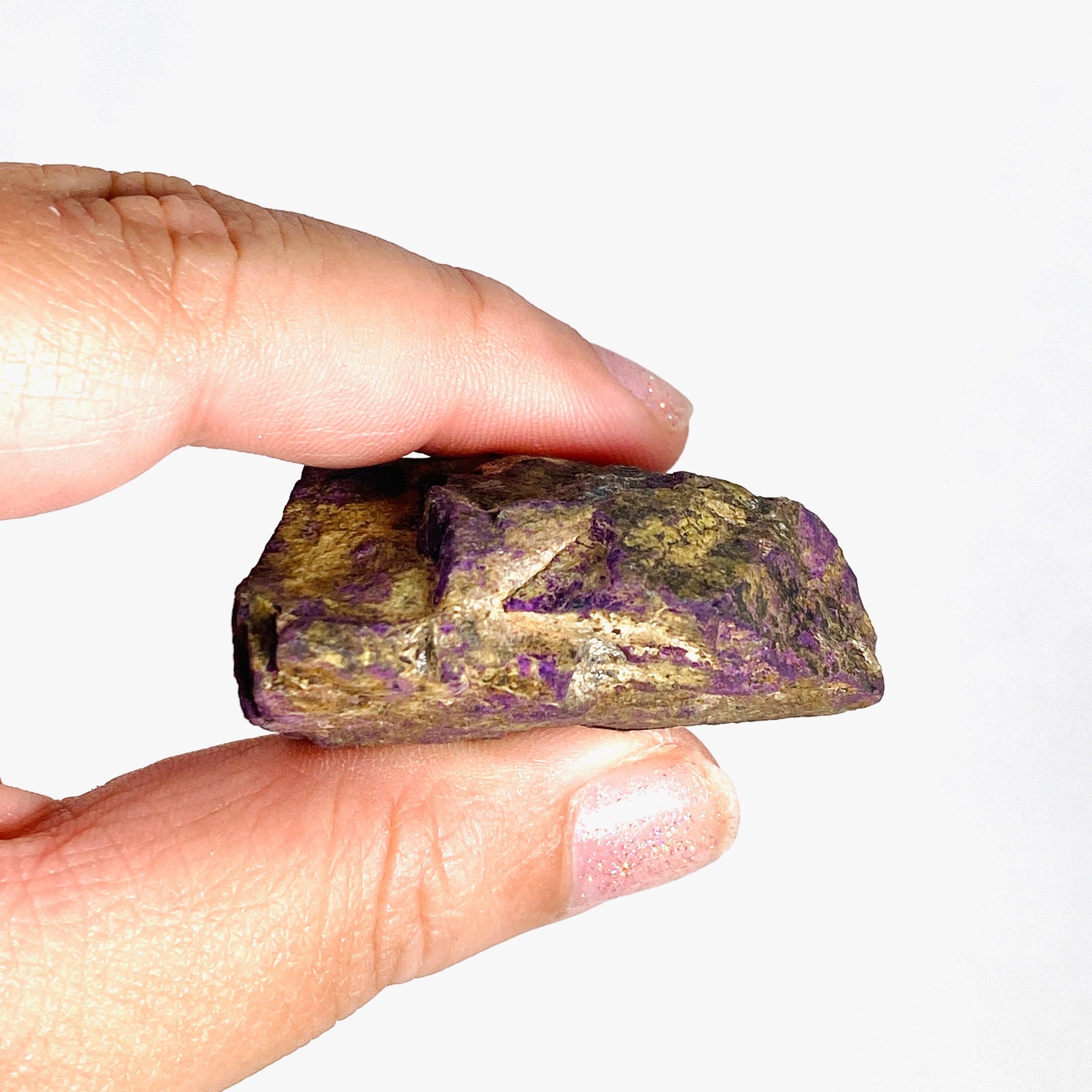 Purpurite Raw Crystal Stone - Natural Healing Crystal for Meditation, Energy Work & Spiritual Growth - Perfect for Home Decor, Jewelry Making & Crystal Collections
