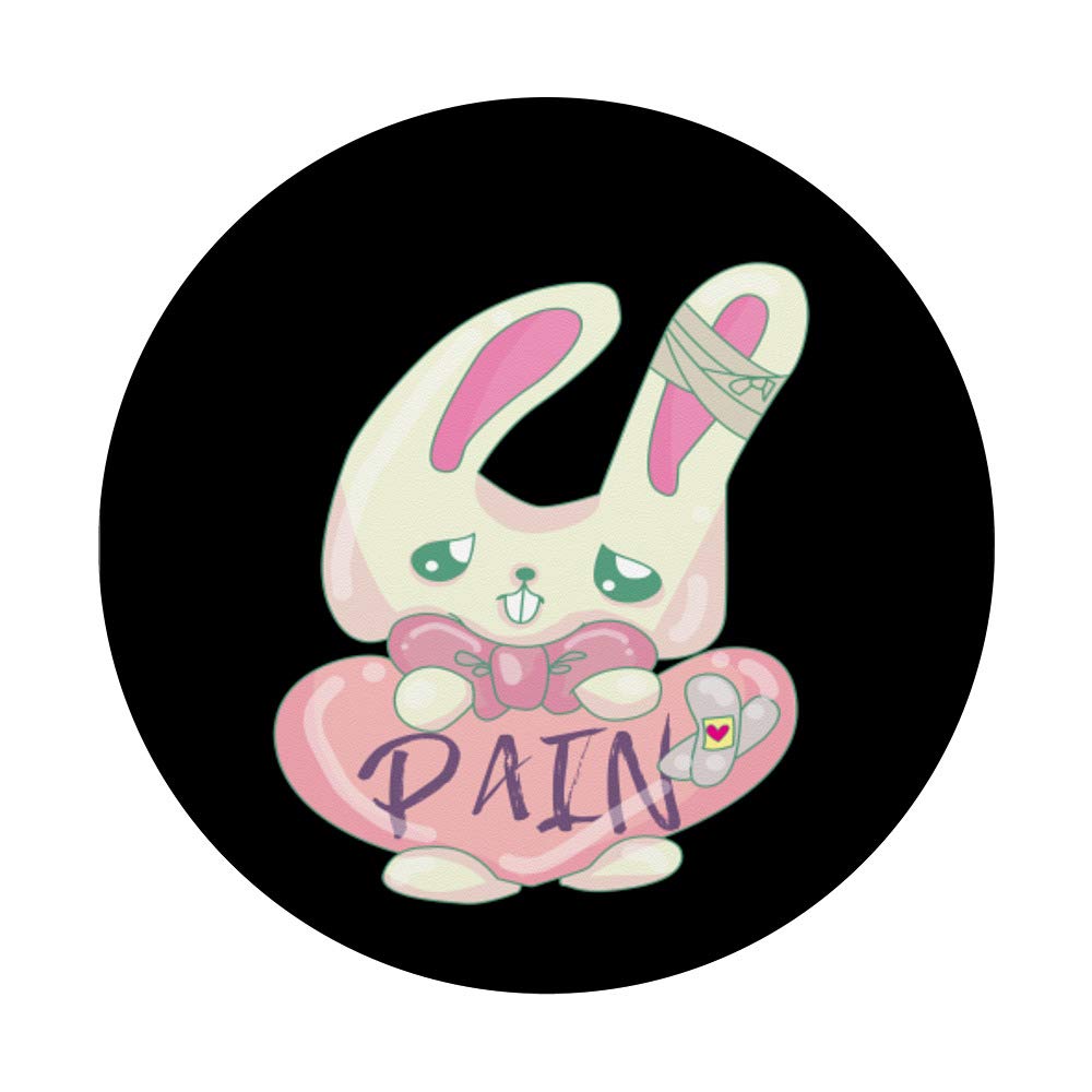Kawaii Yami Pain Bunny Menhera Kei PopSockets Phone Grip & Stand - Cute Anime Phone Accessory for iPhone, Samsung & Tablets - Perfect for School, Work & Gaming