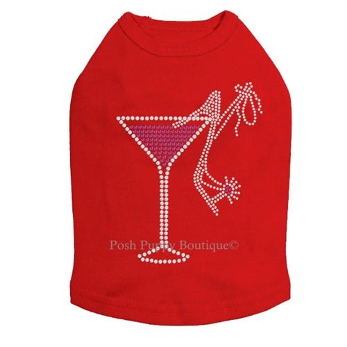 Rhinestone Dog Tank Top with Matching Shoes Set - Trendy Pet Outfit for Small Dogs - Perfect for Parties, Photo Shoots & Daily Walks