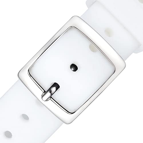White/Silver Buckle