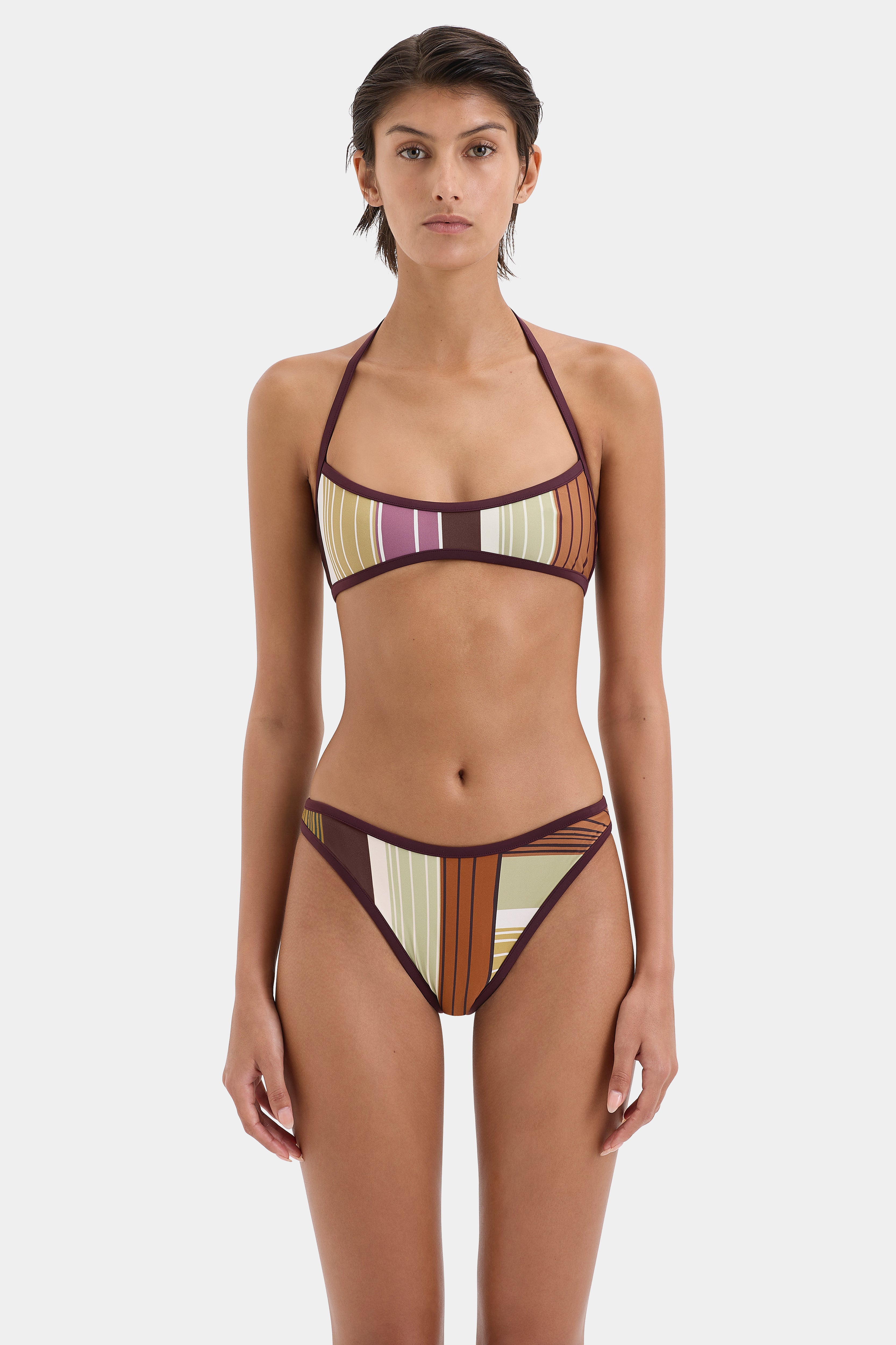 Fontana Halter Bandeau Top - Women's Sexy Strapless Bikini Swimwear for Beach & Pool Party | Summer Vacation Essential