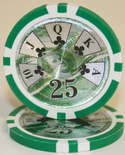Premium 14g Ben Franklin Laser Clay Poker Chips - 1000 Bulk Casino Chips for Poker Nights, Home Games & Casino-Themed Parties - Durable & Professional Quality
