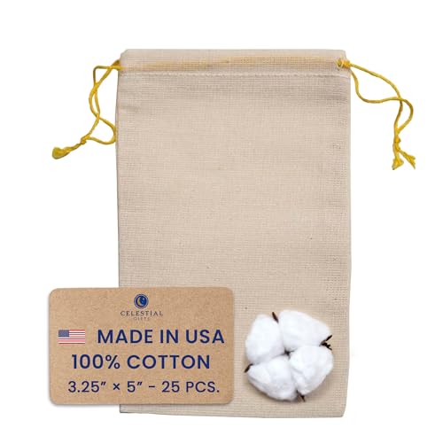 3.25x5 Inch (Pack of 25) - Yellow Drawstring