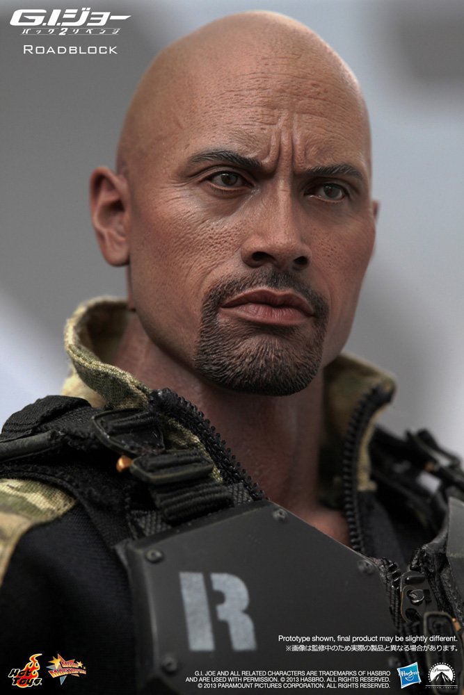 Hot Toys GI Joe Retaliation 1/6 Scale Collectible Action Figure - Roadblock | Highly Detailed Military Soldier Model for Display & Collection | Perfect for Fans, Gift Giving & Home Decor