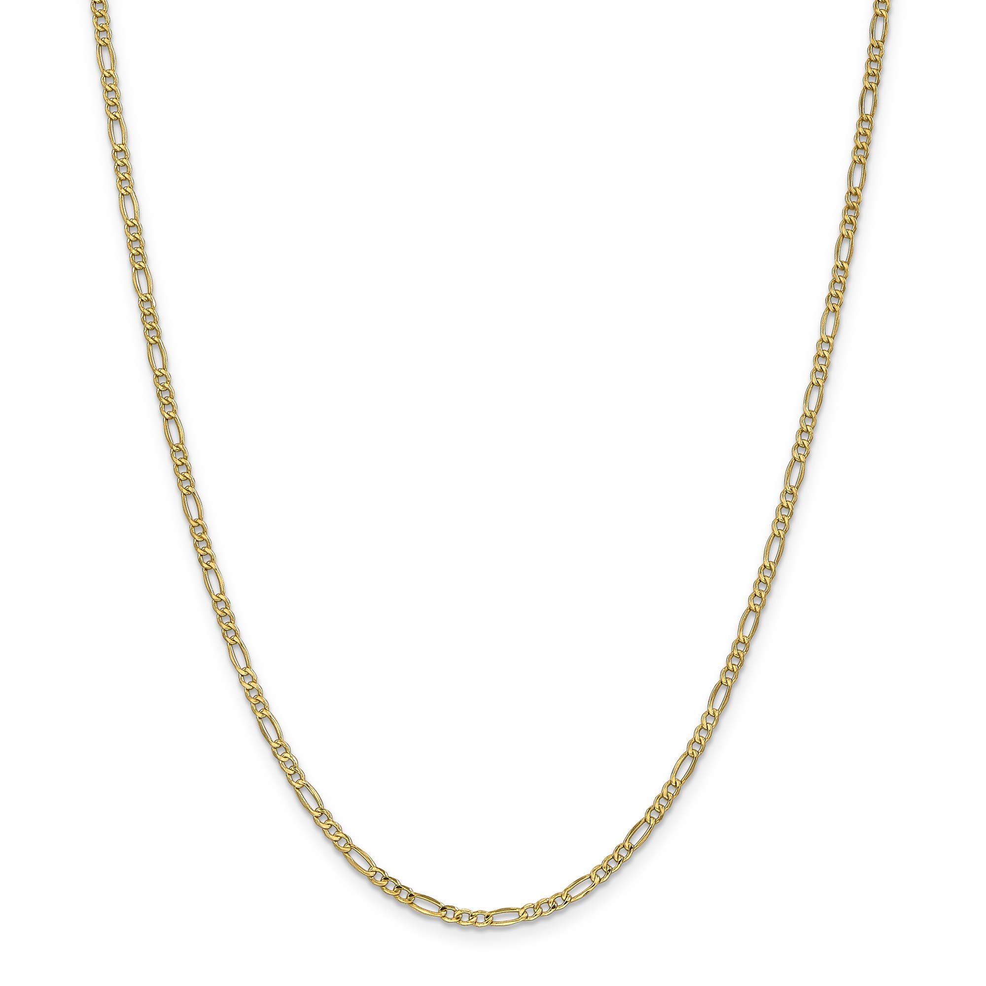 14K Gold Figaro Chain Necklace for Men & Women - Lobster Claw Clasp, Polished Finish, Multiple Lengths - Classic Jewelry Gift for Birthday, Anniversary & Special Occasions - Perfect for Everyday Wear, Date Nights & Formal Events
