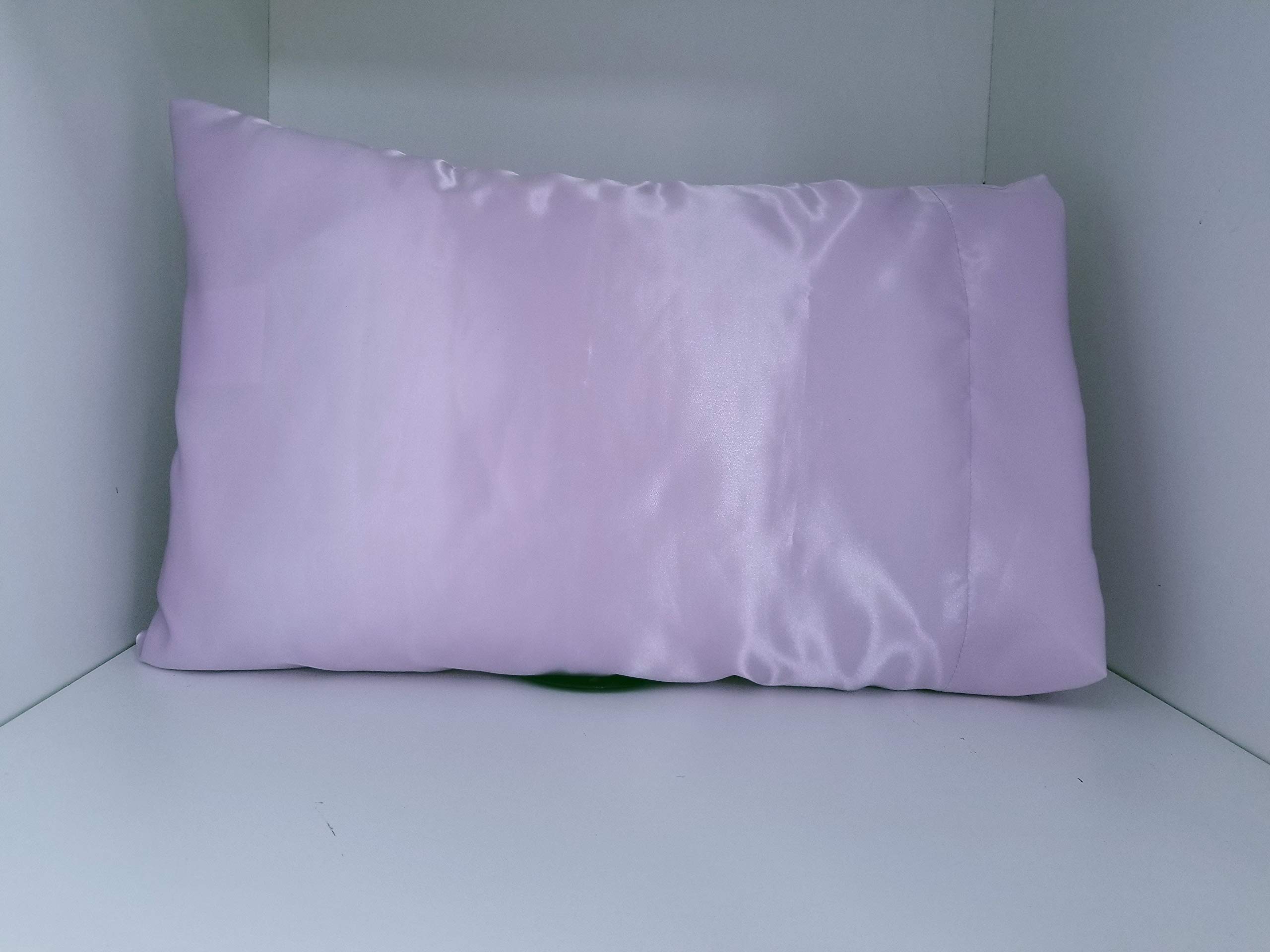 Premium Bridal Satin Queen Size Pillowcase Set (2-Piece) - Soft Luxury Linen for Wedding & Home Decor - Lilac Color for Bedroom, Bridal Suite & Gift Giving